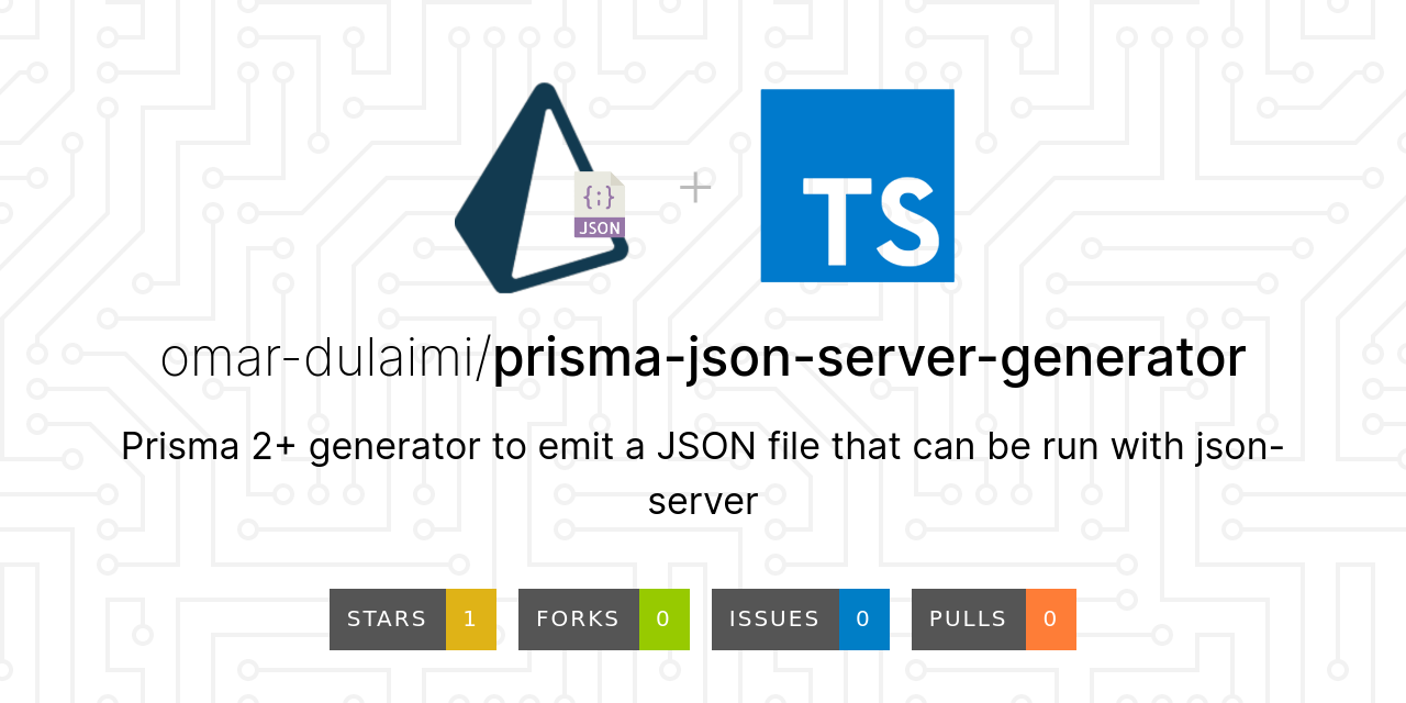 prisma-json-server-generator