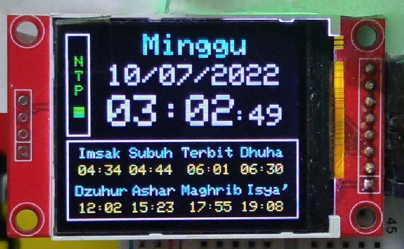 NTP-Jadwal-Sholat-ESP8266-on-1.8-TFT-Display