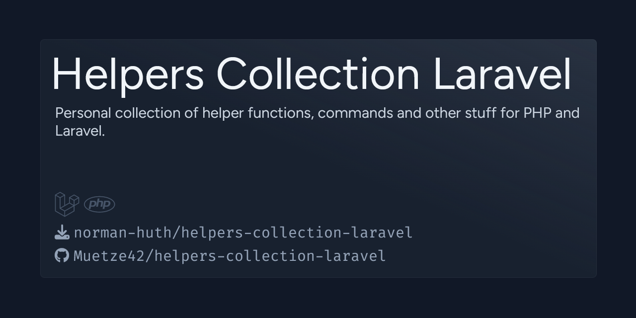 helpers-collection-laravel