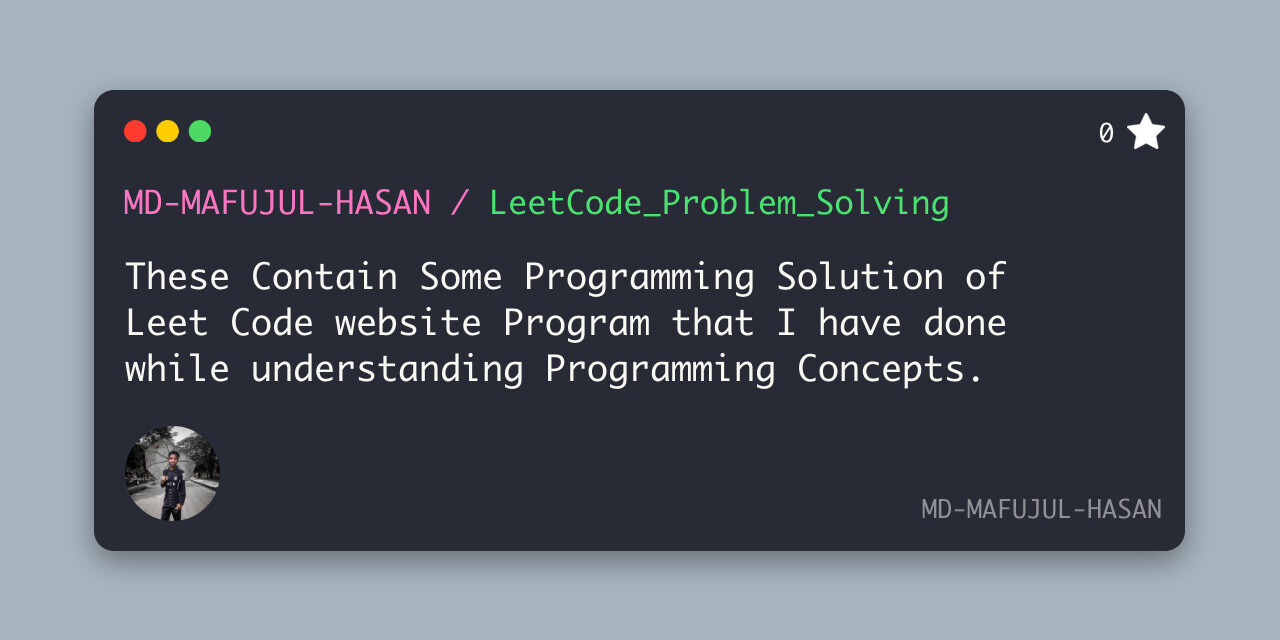 LeetCode_Problem_Solving