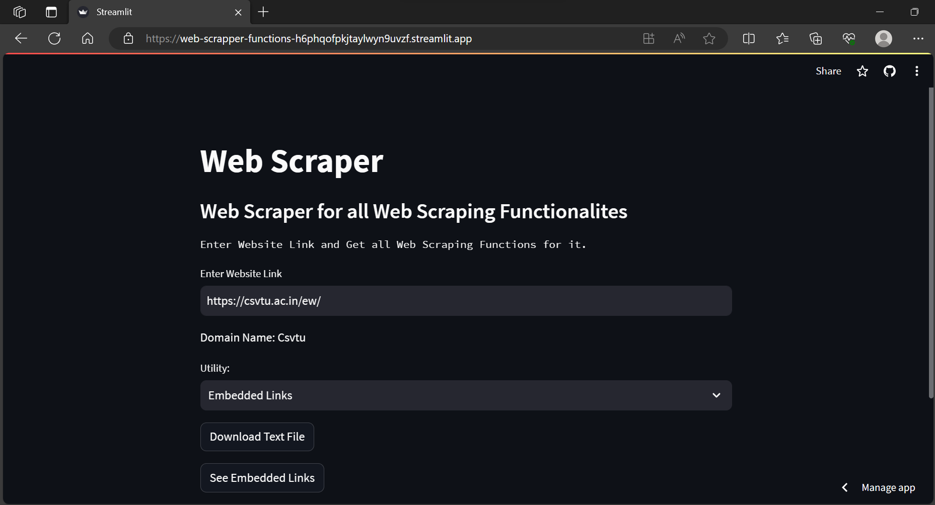 Web-Scrapper-Functions