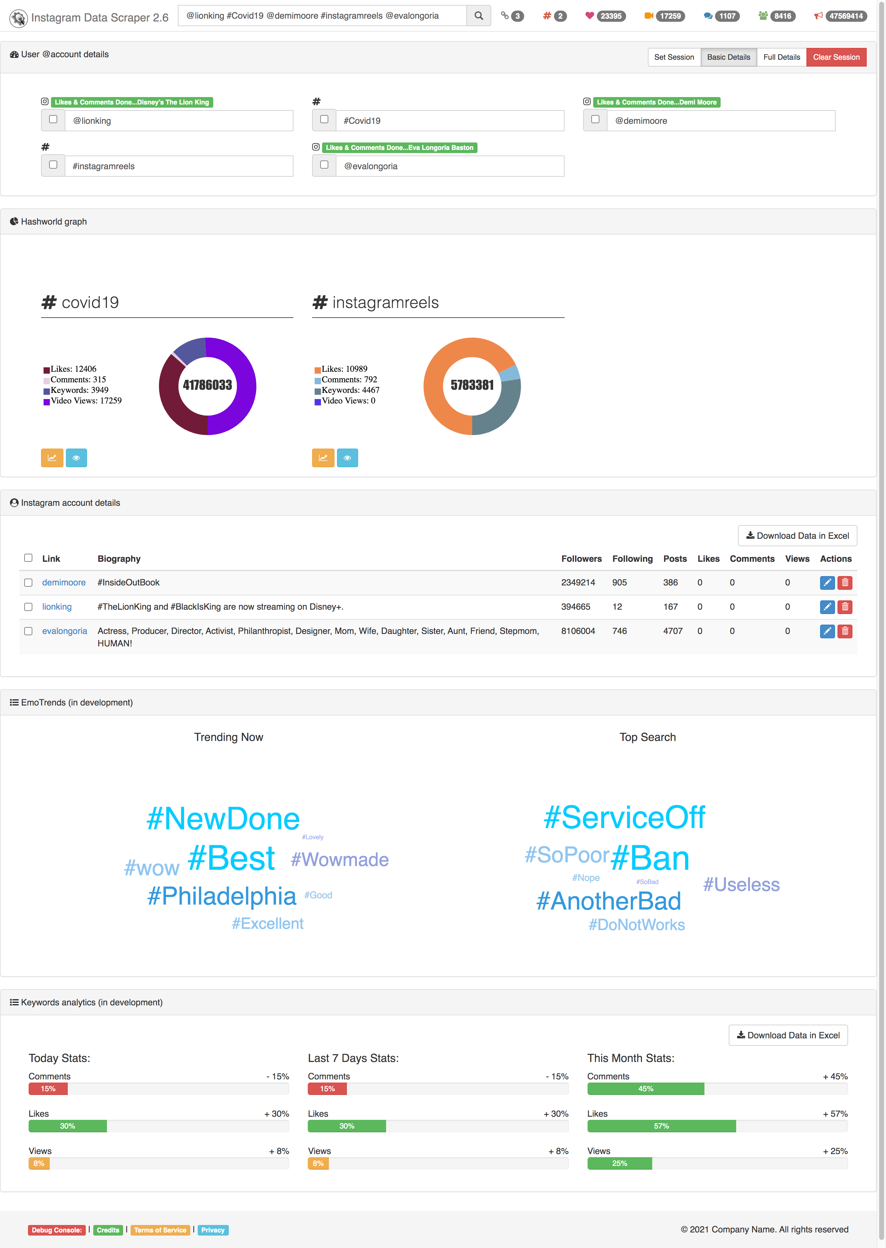 instagram-data-scraper