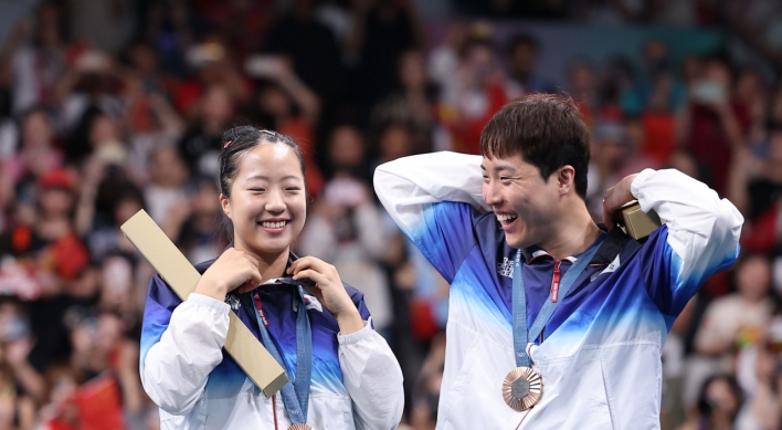 S. Korea claims 1st table tennis medal in 12 years, adds bronze in judo