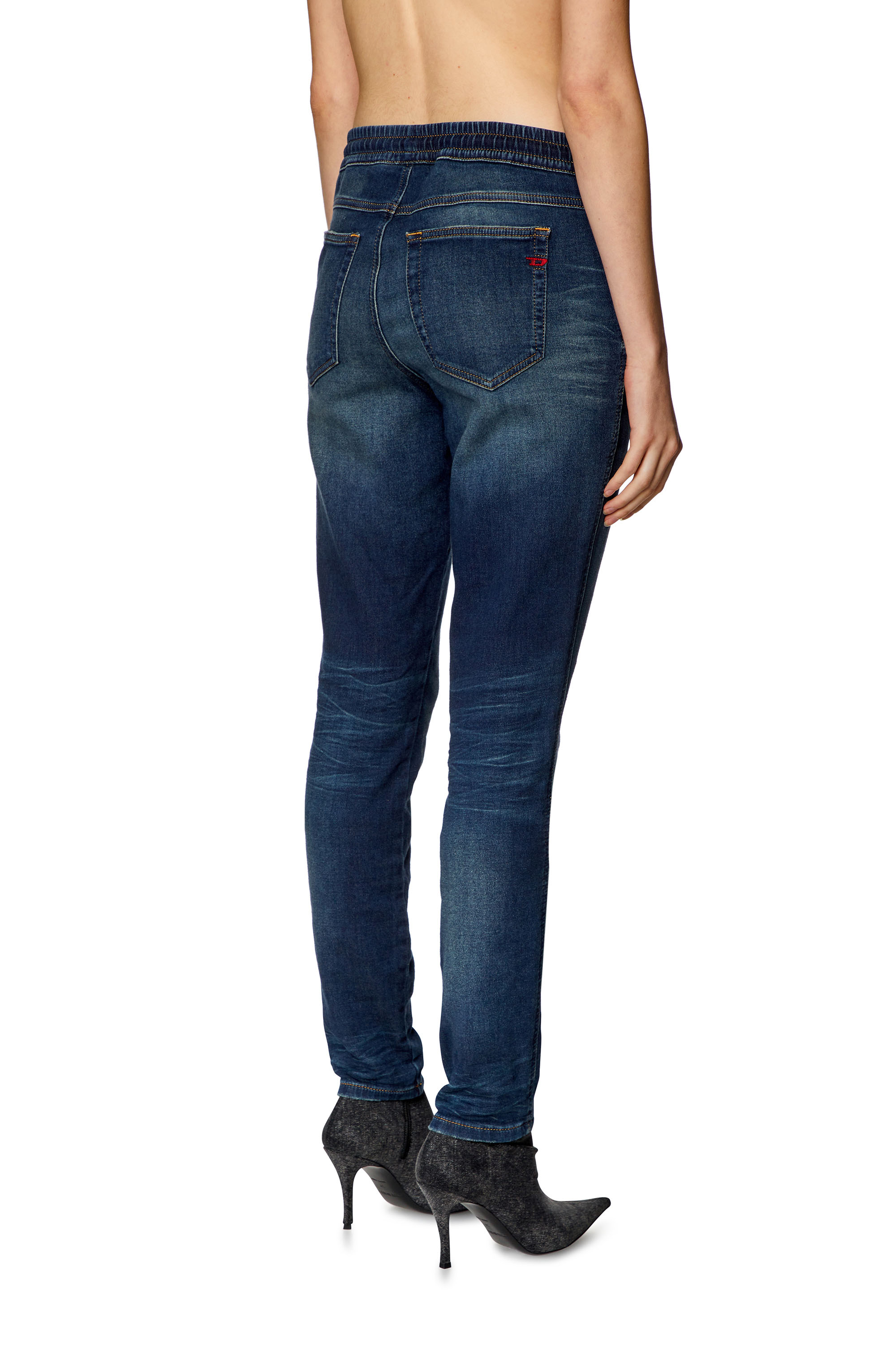 Diesel - Woman Skinny 2061 D-Tail Joggjeans® 068HZ, Dark Blue - Image 3