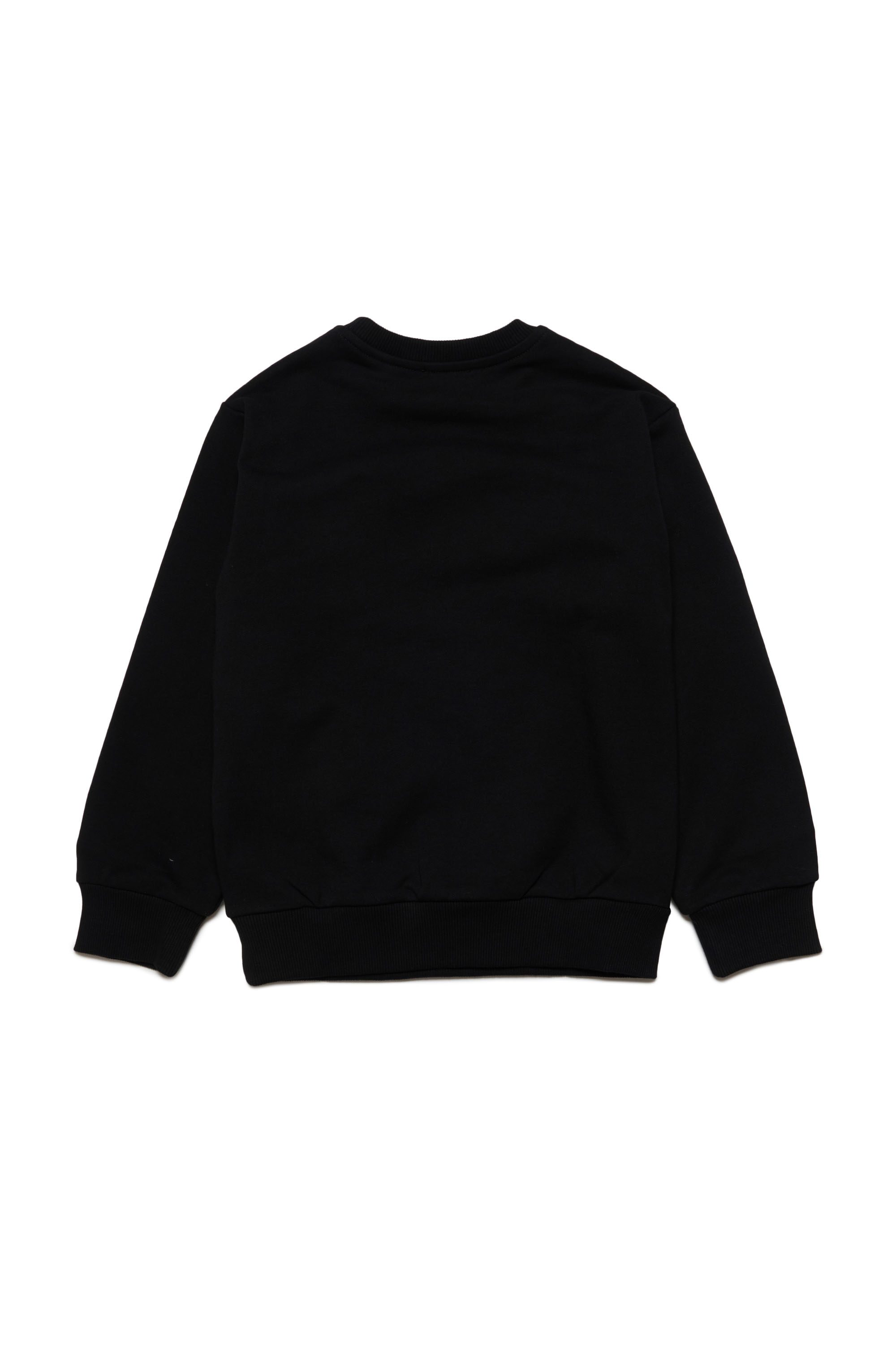 Diesel - LSFORT DI OVER, Unisex Sweatshirt with logo print in Black - Image 2