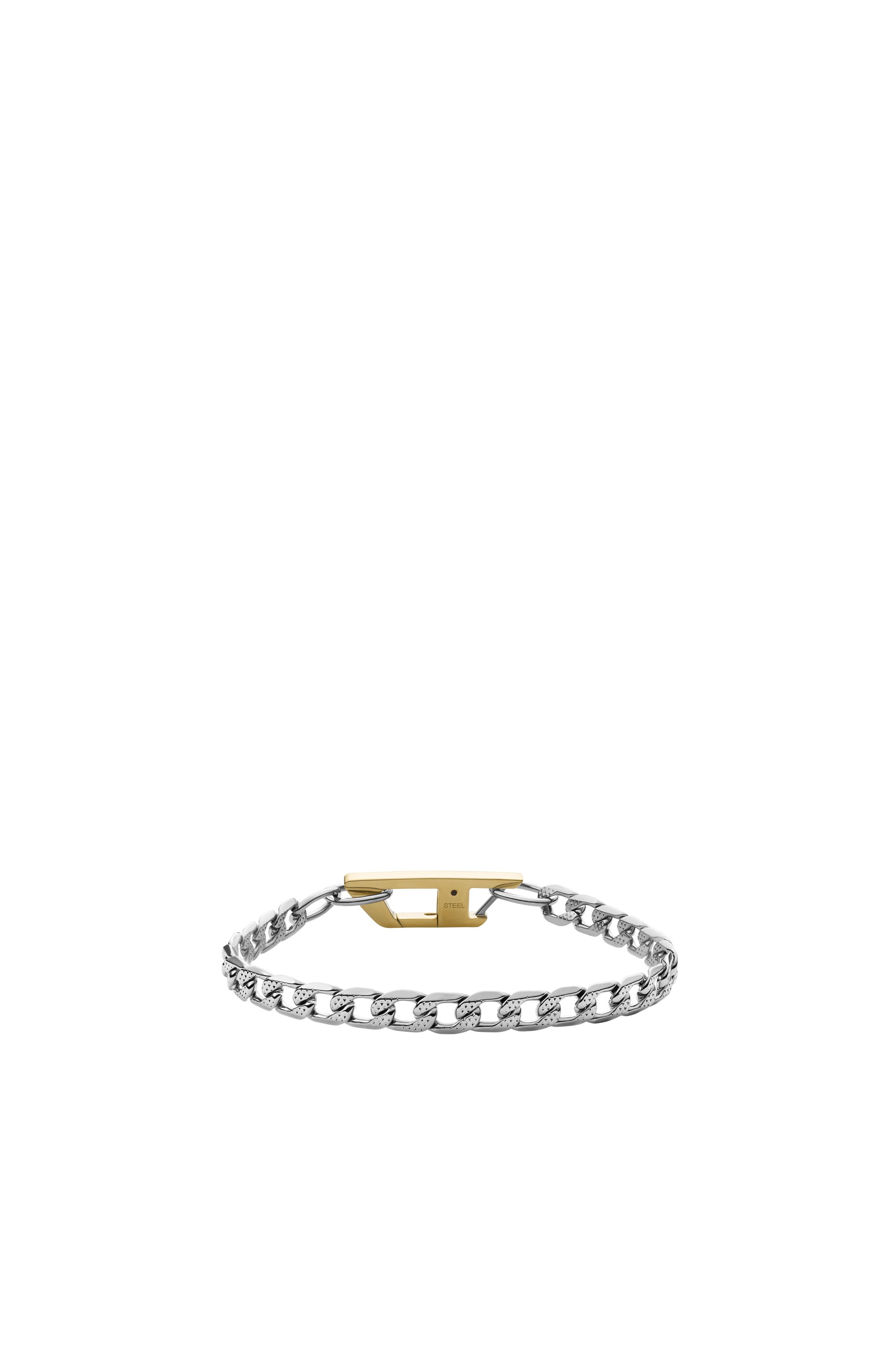 Diesel - DX1338, Unisex Stainless steel chain bracelet in Silver - Image 2