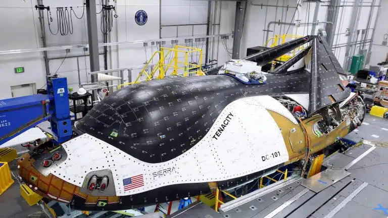 Sierra Space's first Dream Chaser spaceplane, dubbed "Tenacity."