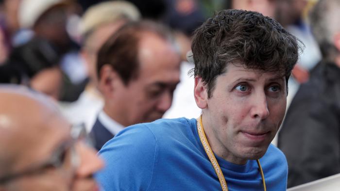 Sam Altman, CEO of OpenAI, attends the annual developer conference event at Apple's headquarters in Cupertino, California, U.S., June 10, 2024. REUTERS/Carlos Barria