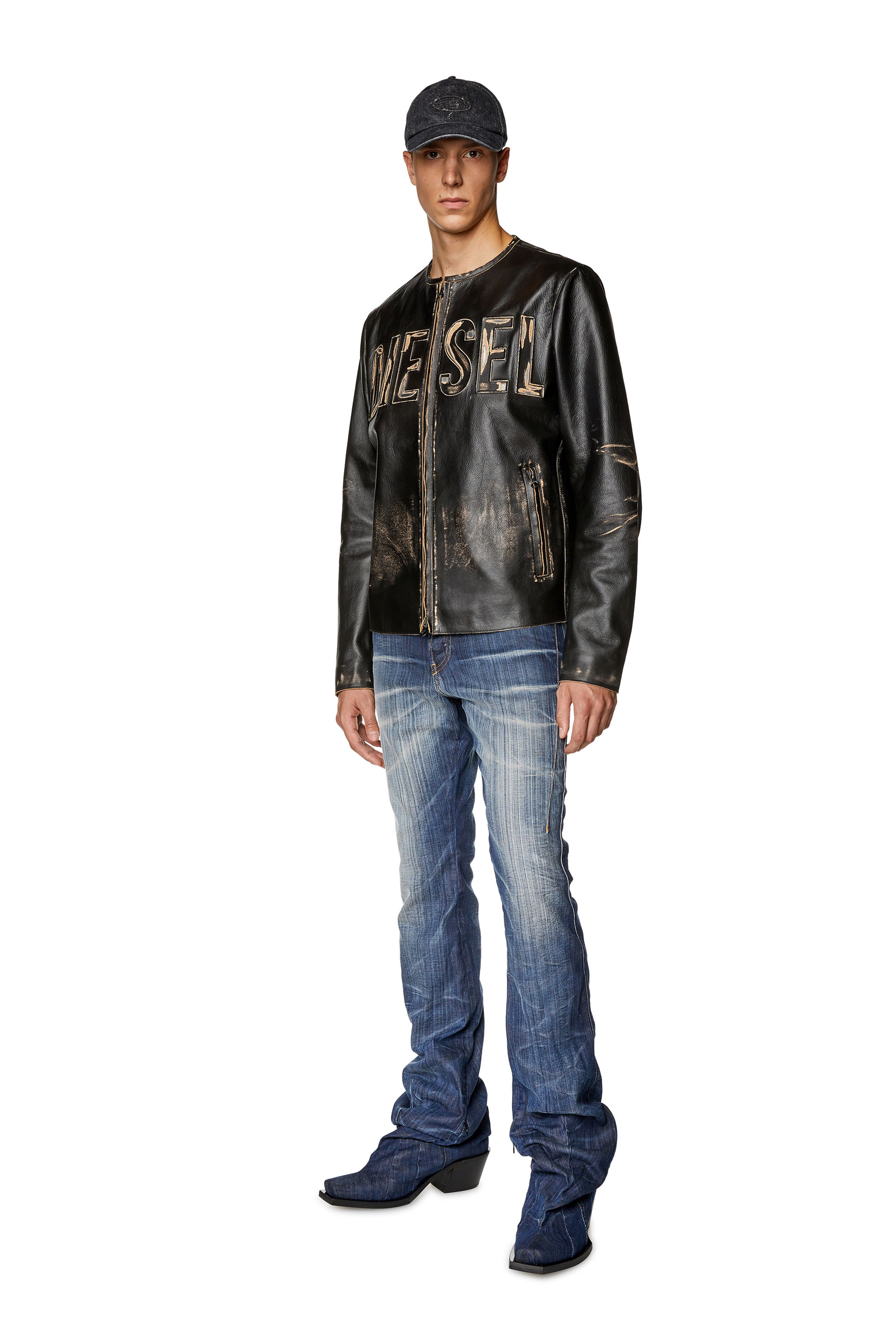 Diesel - Man Bootcut Jeans D-Bootcutboot 09I03, Dark Blue - Image 1