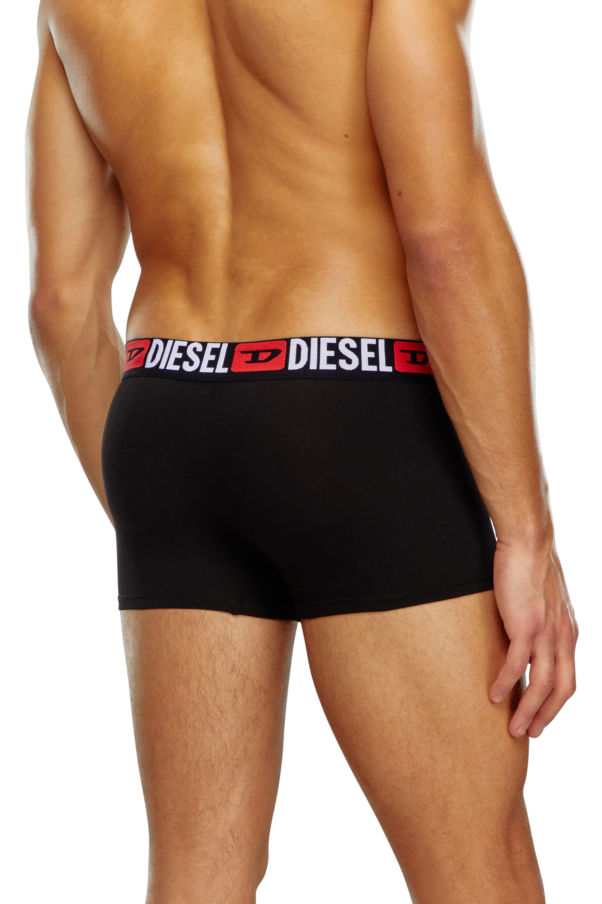 Diesel - UMBX-DAMIENTHREEPACK, Man Three-pack of all-over logo waist boxers in Multicolor - Image 3