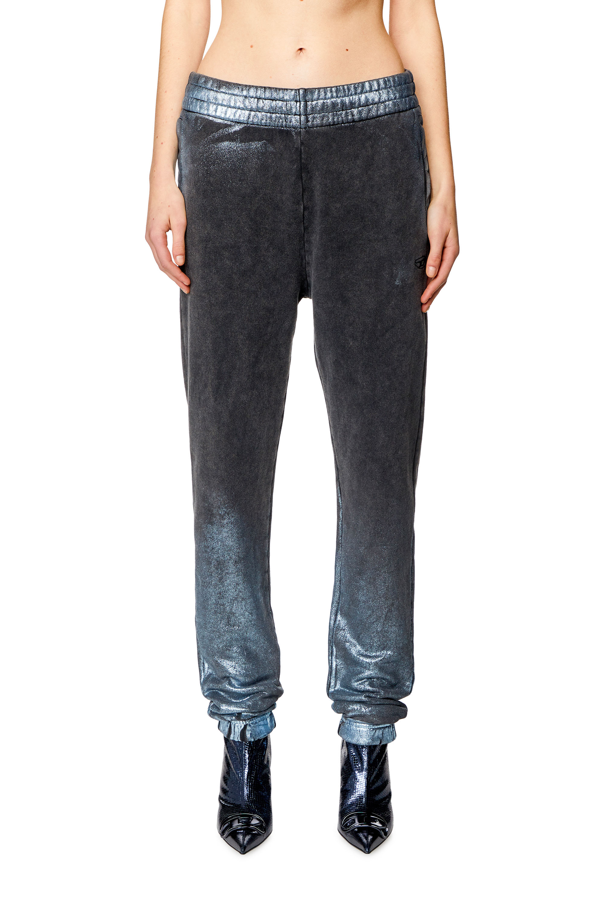 Diesel - P-LEB, Woman Faded metallic sweatpants in Multicolor - Image 1