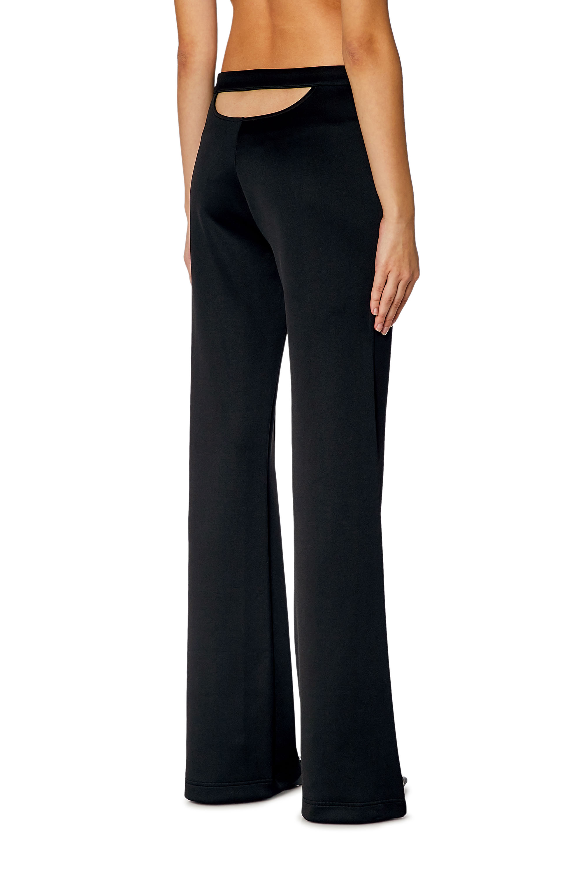 Diesel - P-MAEVY, Woman Bootcut pants with cut-out back in Black - Image 4