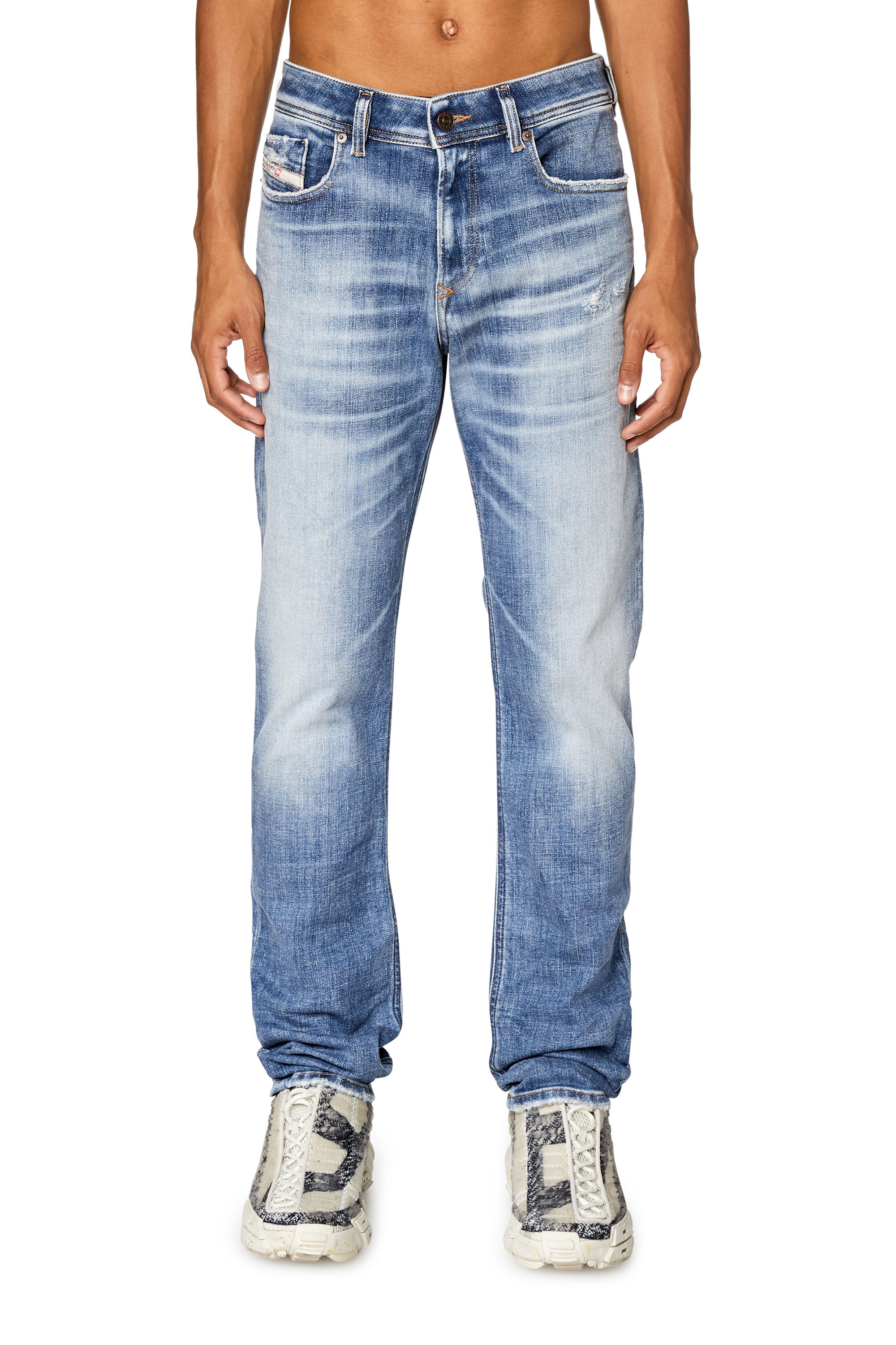 Diesel - Man Skinny Jeans 1979 Sleenker 09G35, Medium blue - Image 1