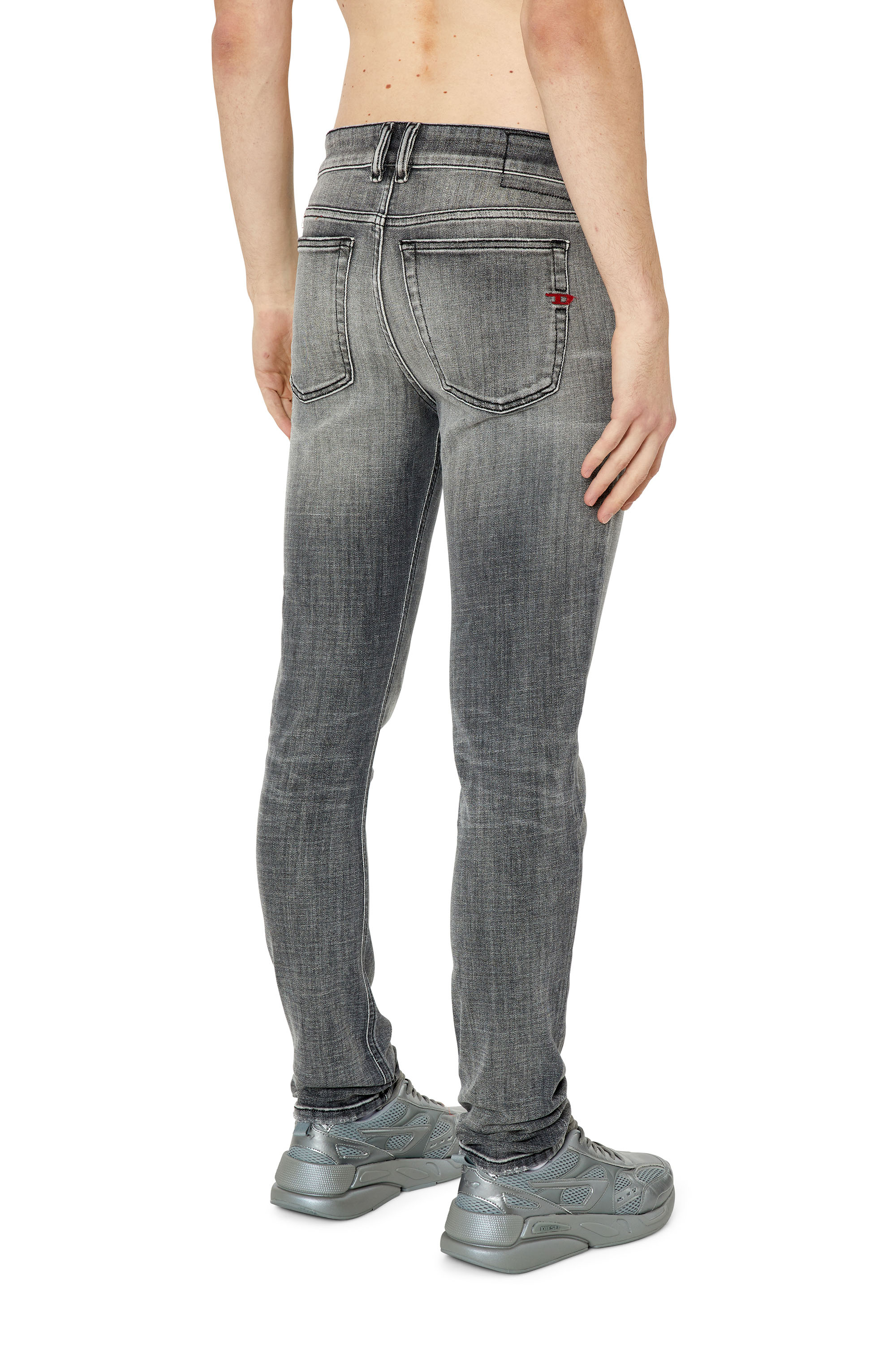 Diesel - Man Skinny Jeans 1979 Sleenker 09E71, Black/Dark grey - Image 4