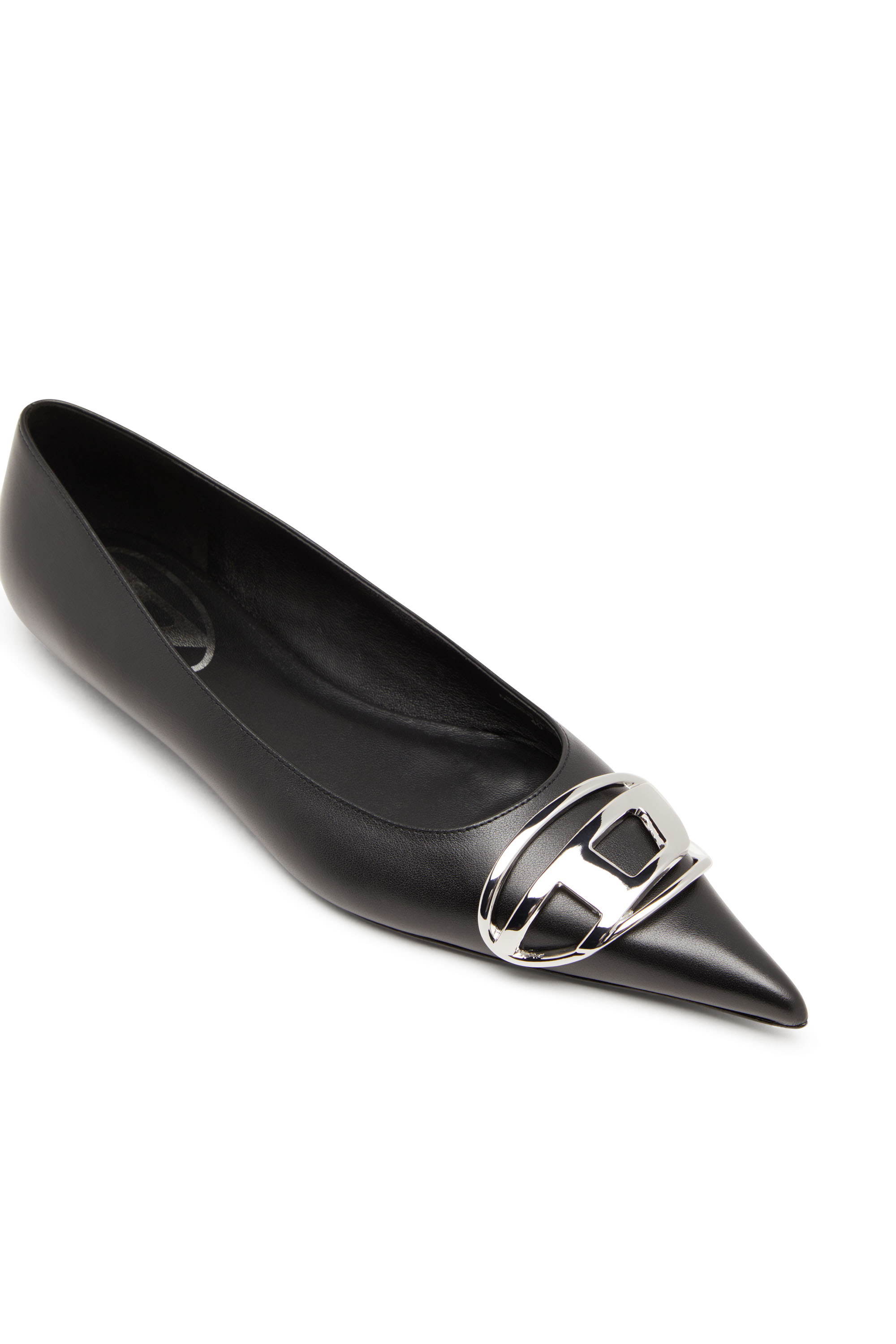 Diesel - D-VENUS BAL, Woman D-Venus-Ballerina flats in nappa leather in Black - Image 6