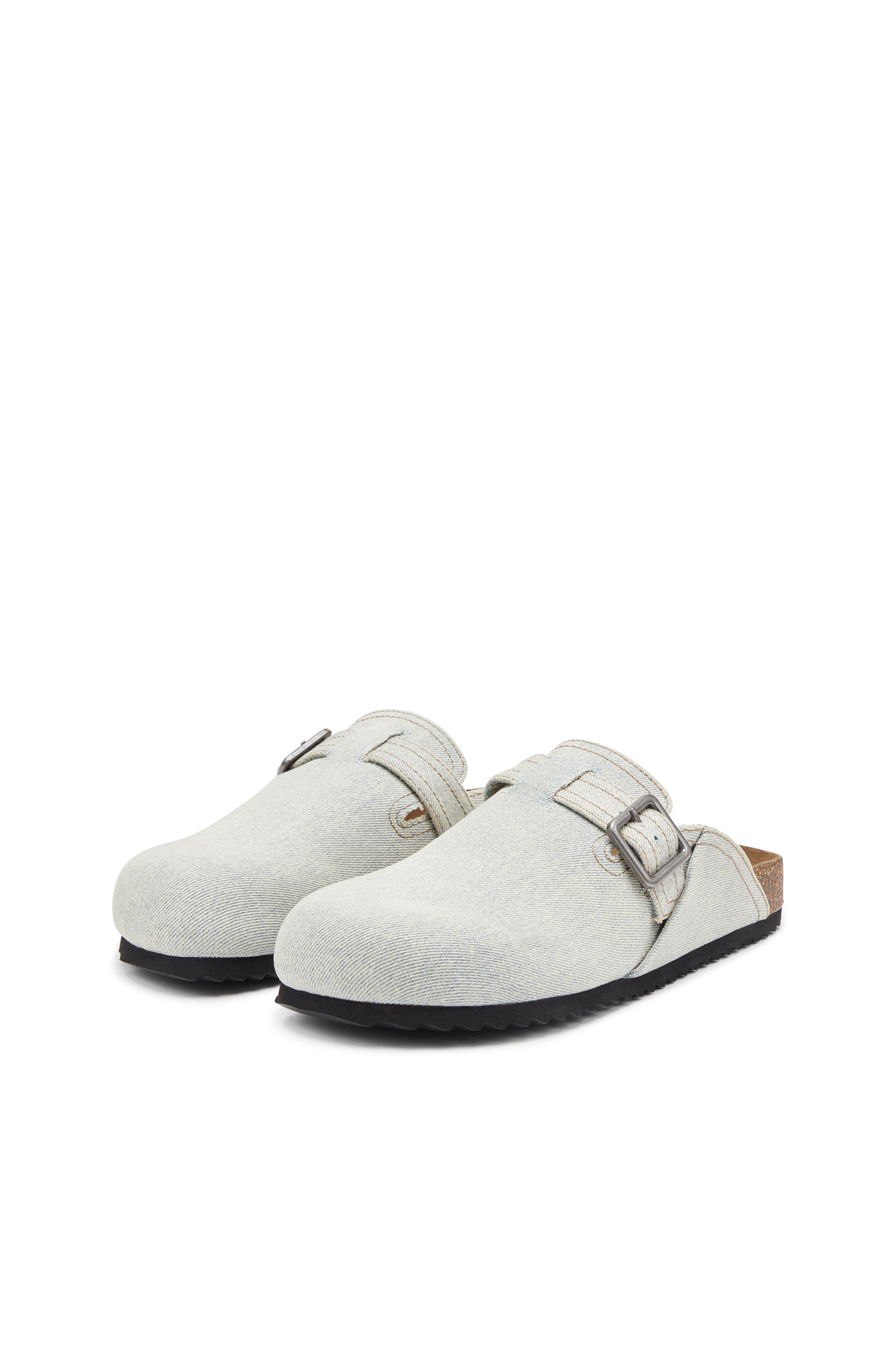 Diesel - D-WOODSTOCK X, Man's D-Woodstock-Mules in faded denim in Light Blue - 9