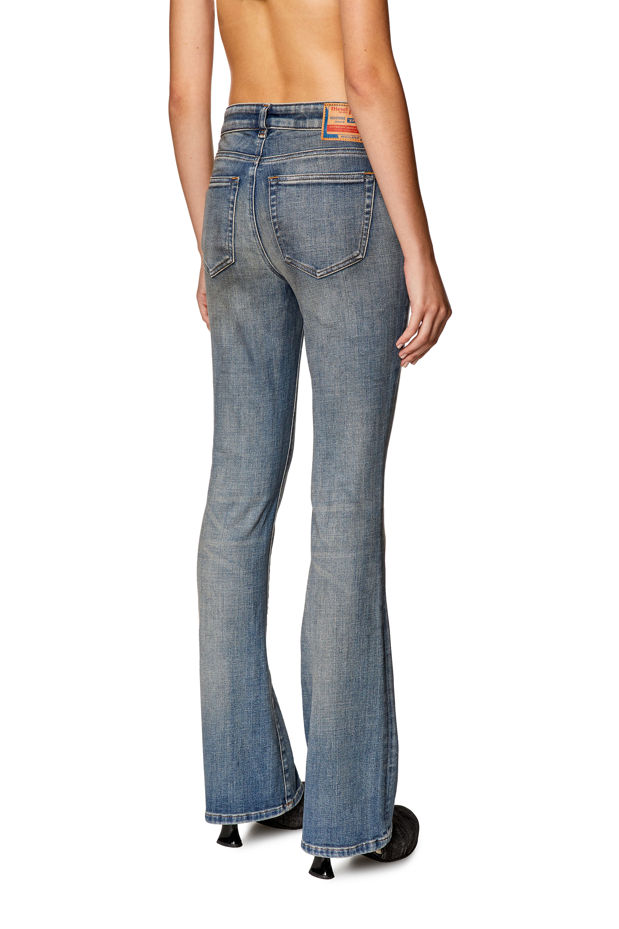 Diesel - Woman Bootcut and Flare Jeans 1969 D-Ebbey 09H69, Dark Blue - Image 3