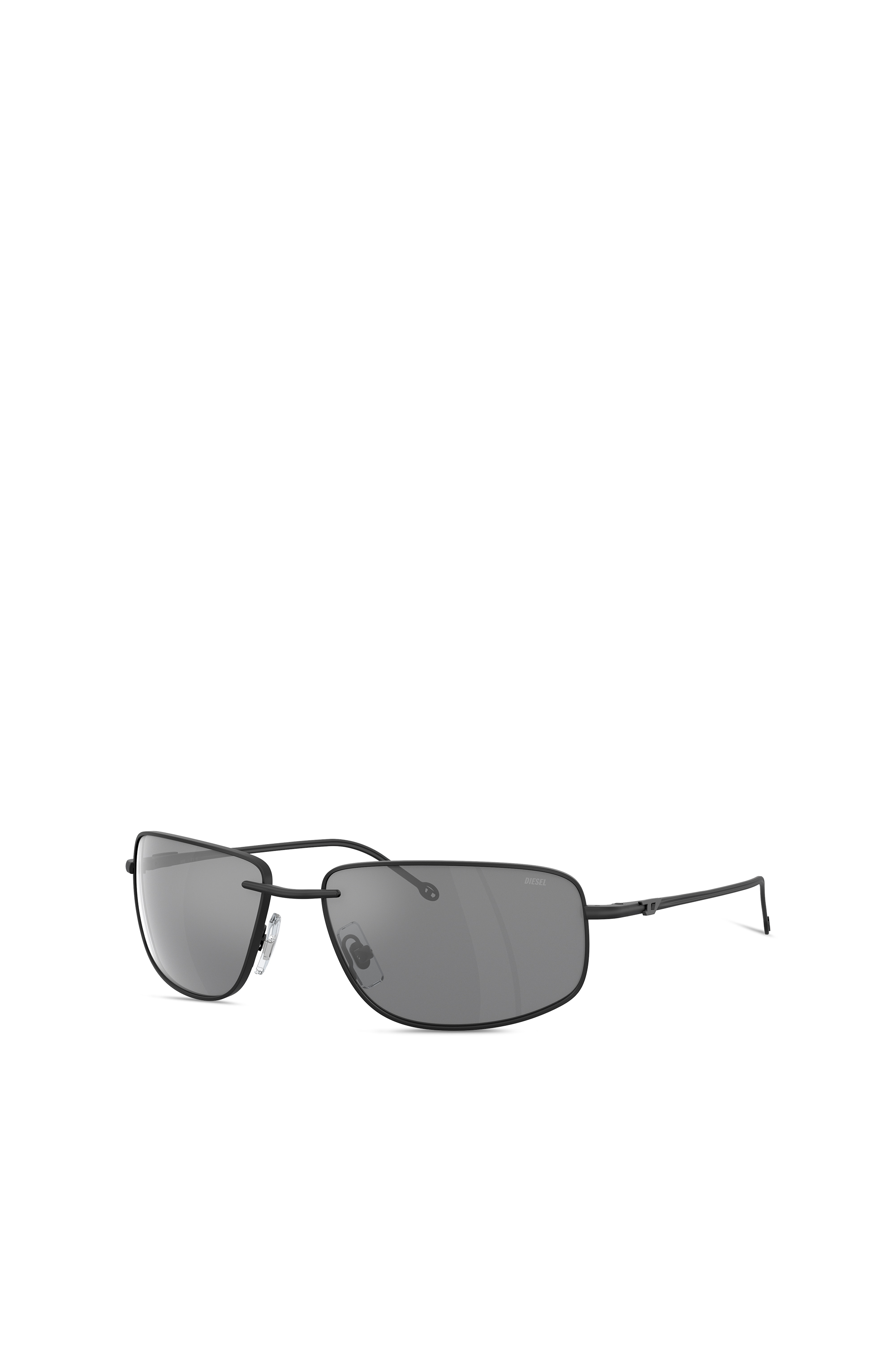 Diesel - 0DL1005, Unisex Racer shape sunglasses in metal in Black - Image 4