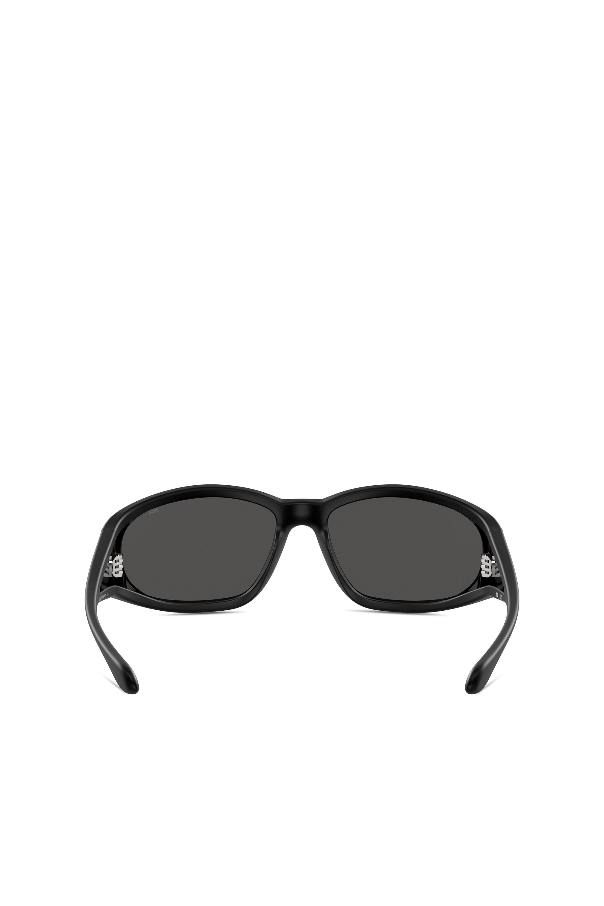 Diesel - 0DL3002, Unisex Rectangular sunglasses in acetate in Black - Image 3