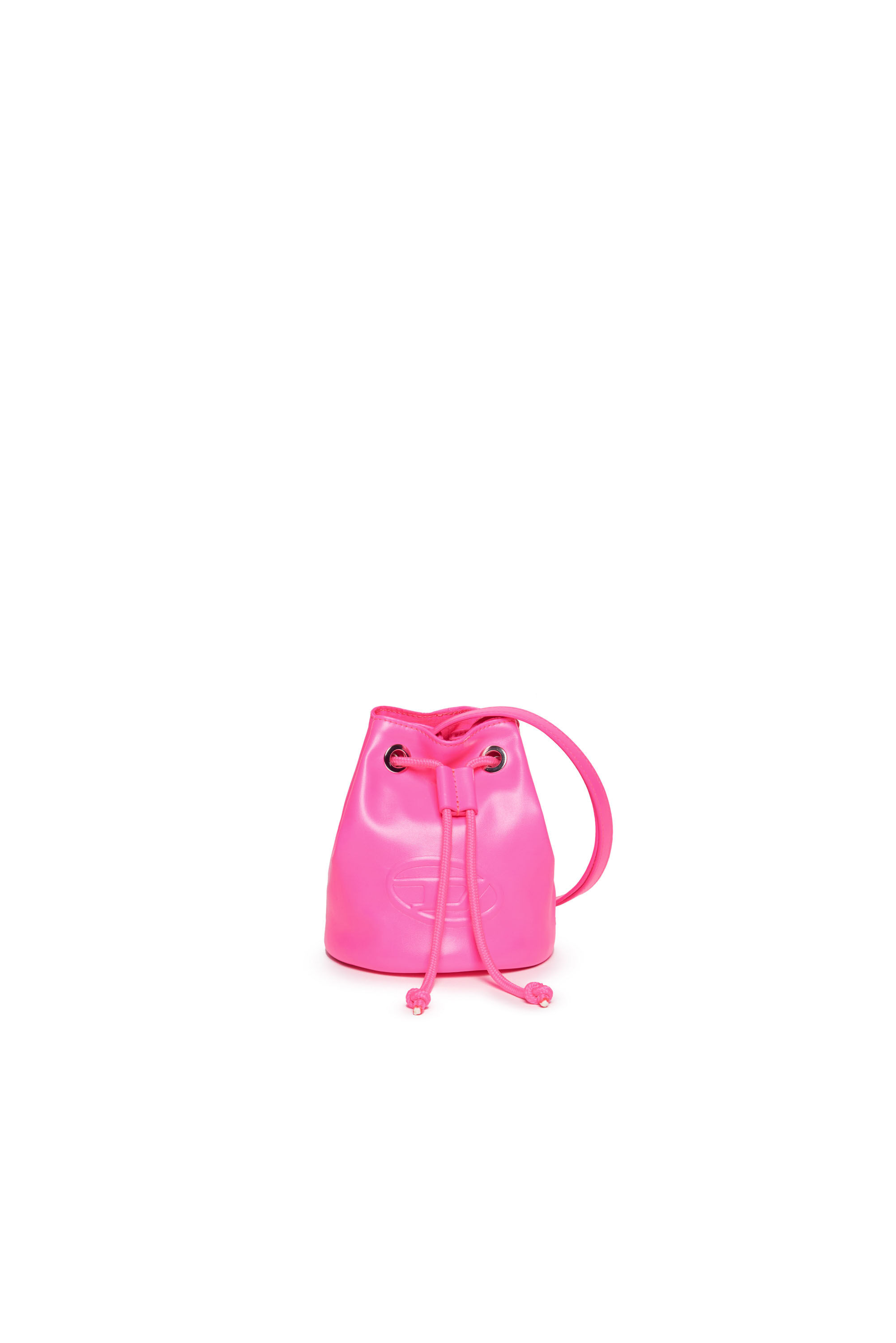 Diesel - WELLTY, Woman Bucket bag in coated fabric in Pink - Image 1