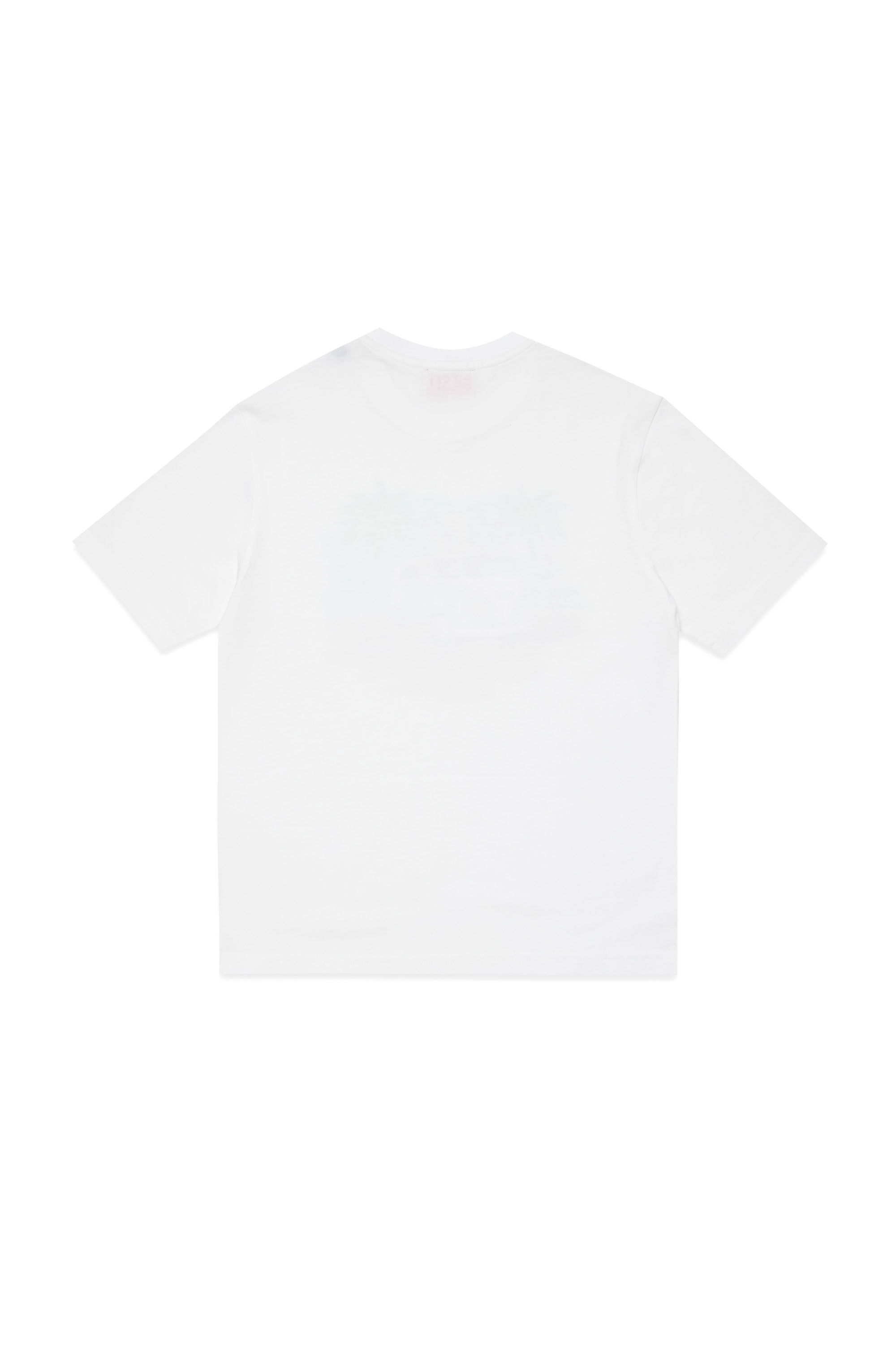 Diesel - MTPALM OVER, Man T-shirt with campervan print in White - Image 2