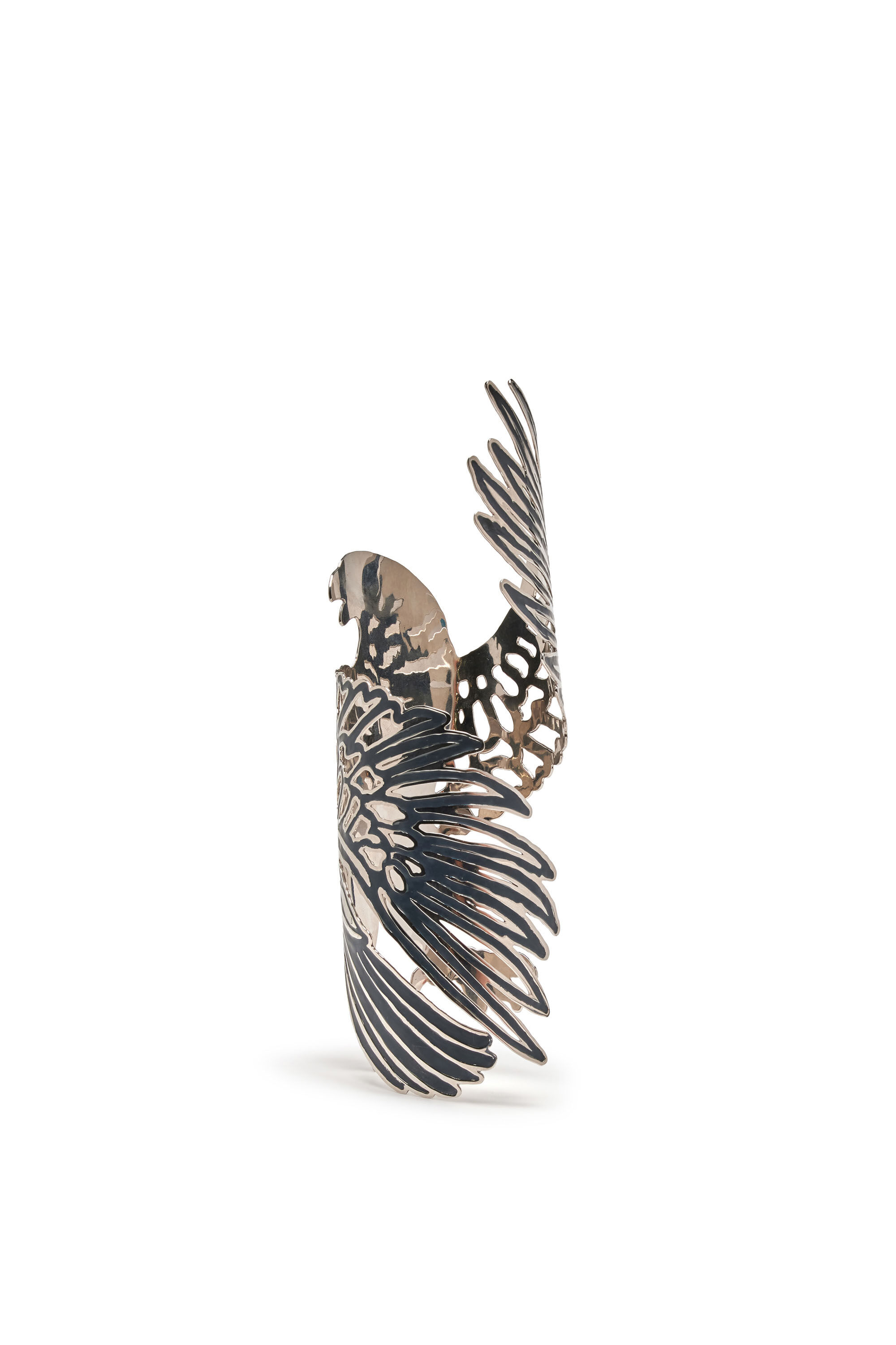 Diesel - EAGLE ARMBAND, Woman Eagle arm cuff in Silver - Image 2