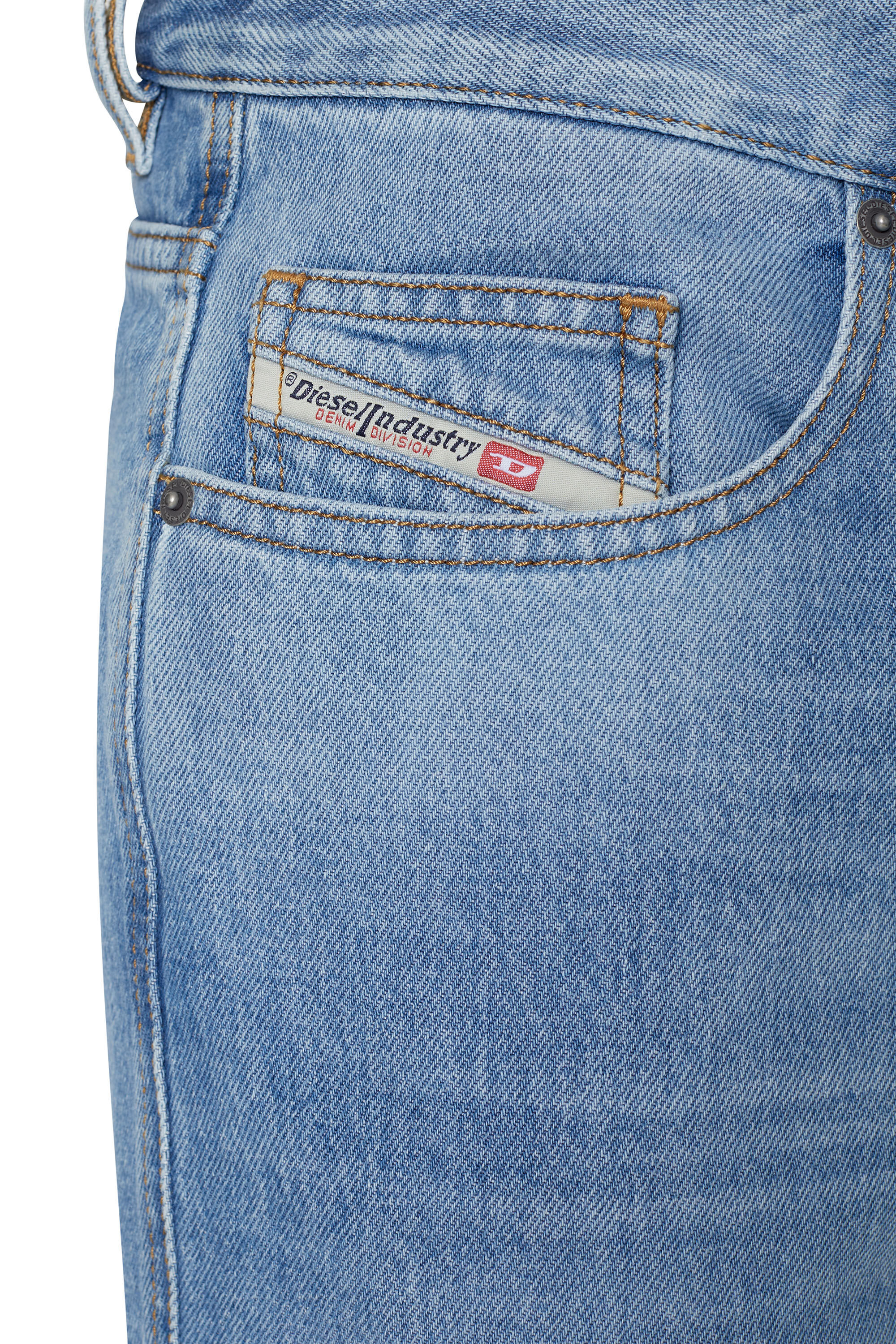 Diesel - Man Straight Jeans 2020 D-Viker 09C15, Light Blue - Image 6