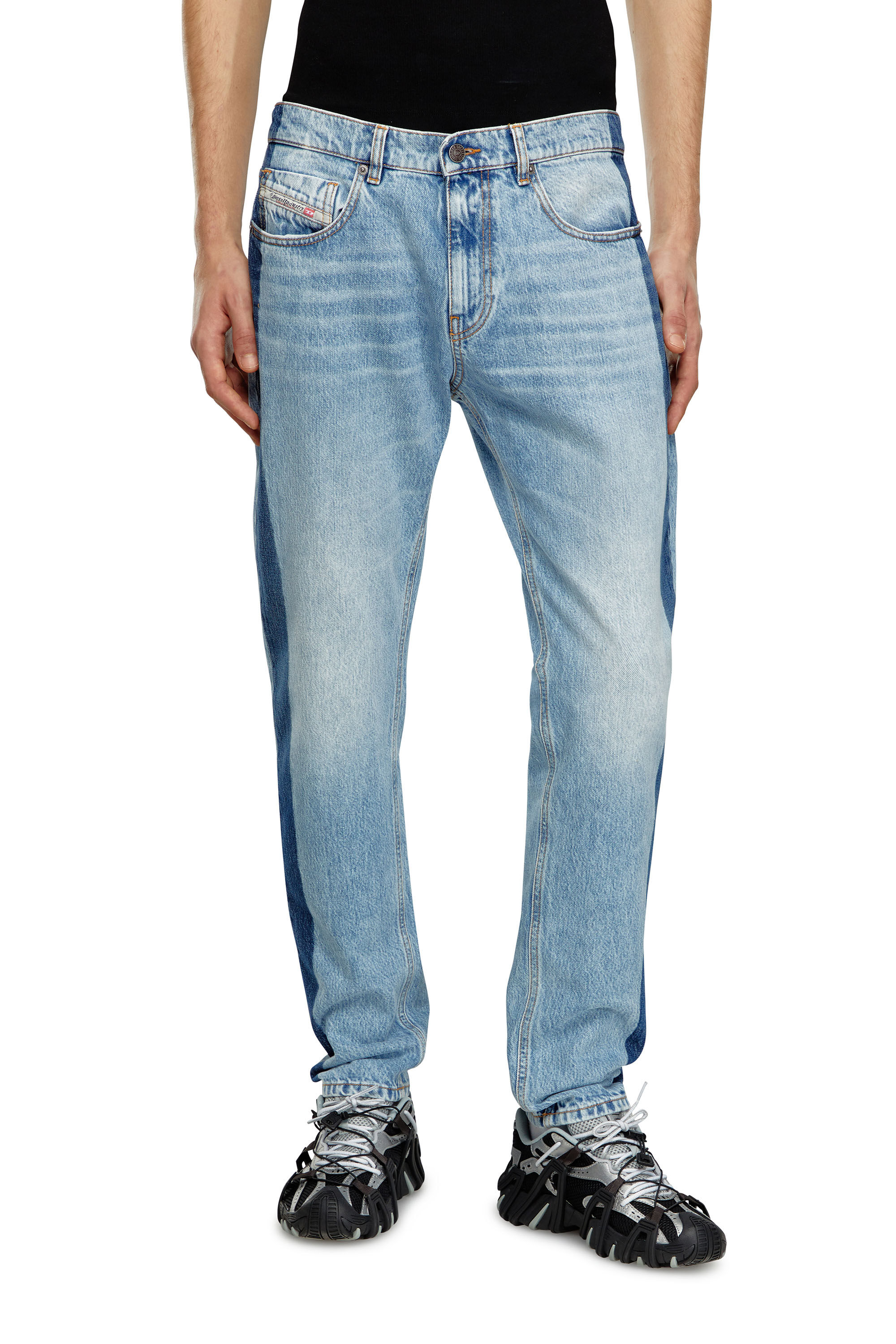 Diesel - Man's Slim Jeans 2019 D-Strukt 0GHAC, Light Blue - 3