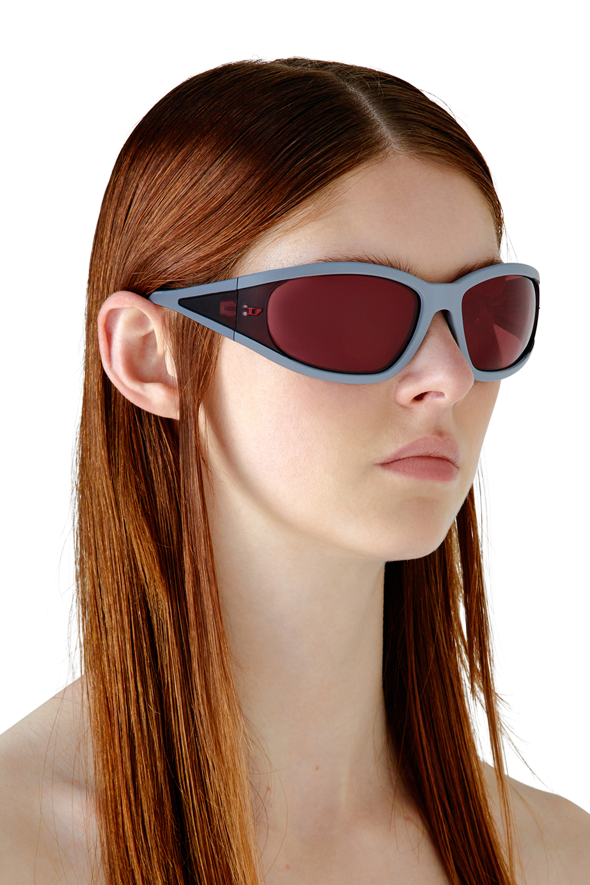 Diesel - 0DL3002, Unisex Gafas de sol rectangulares en acetato in Multicolor - Image 6