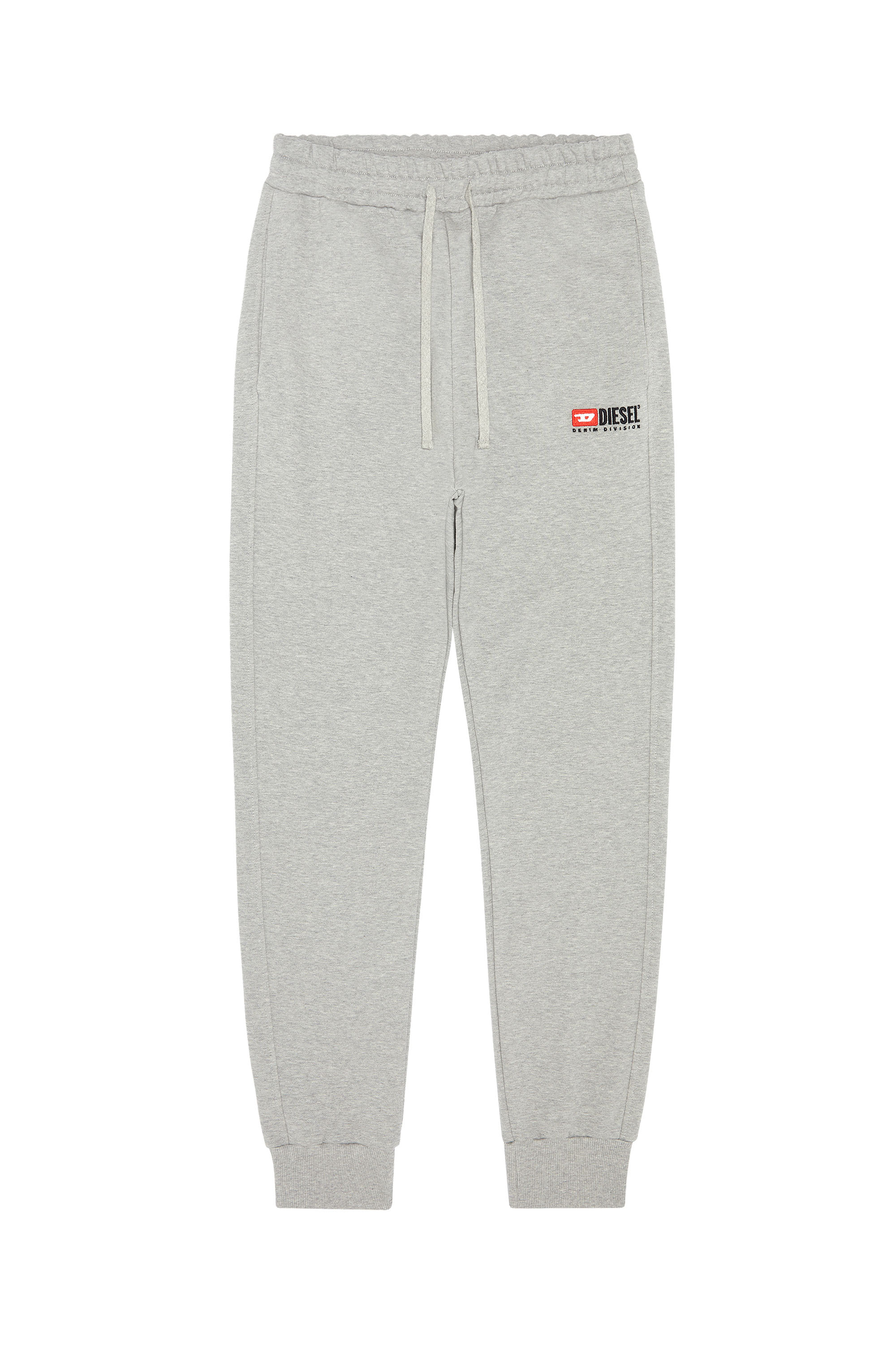 Diesel - P-TARY-DIV, Man Sweatpants with logo embroidery in Grey - Image 6