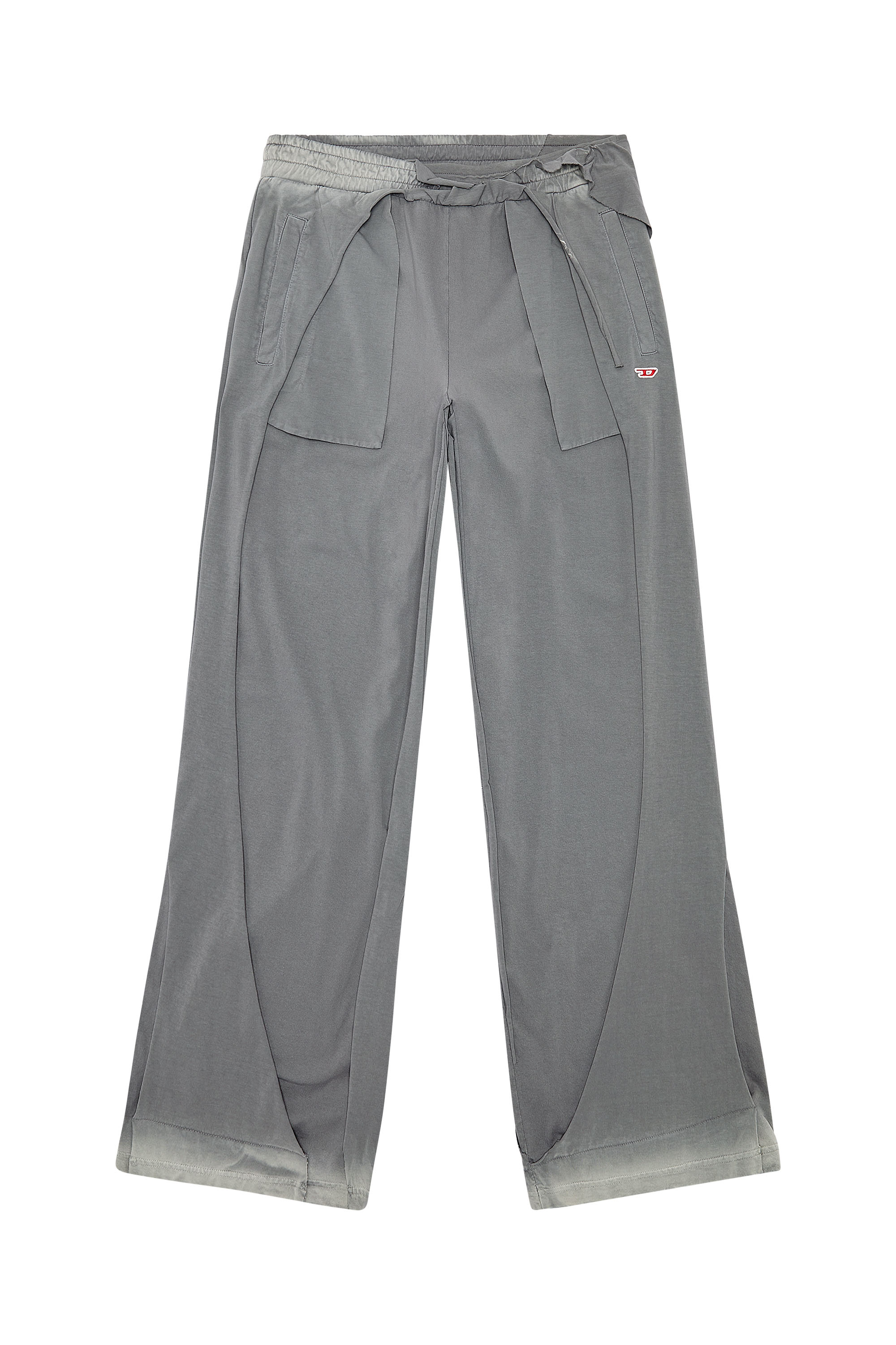 Diesel - P-TOPAHOOP-N1, Man Sweatpants with destroyed peel-off effect in Grey - Image 5