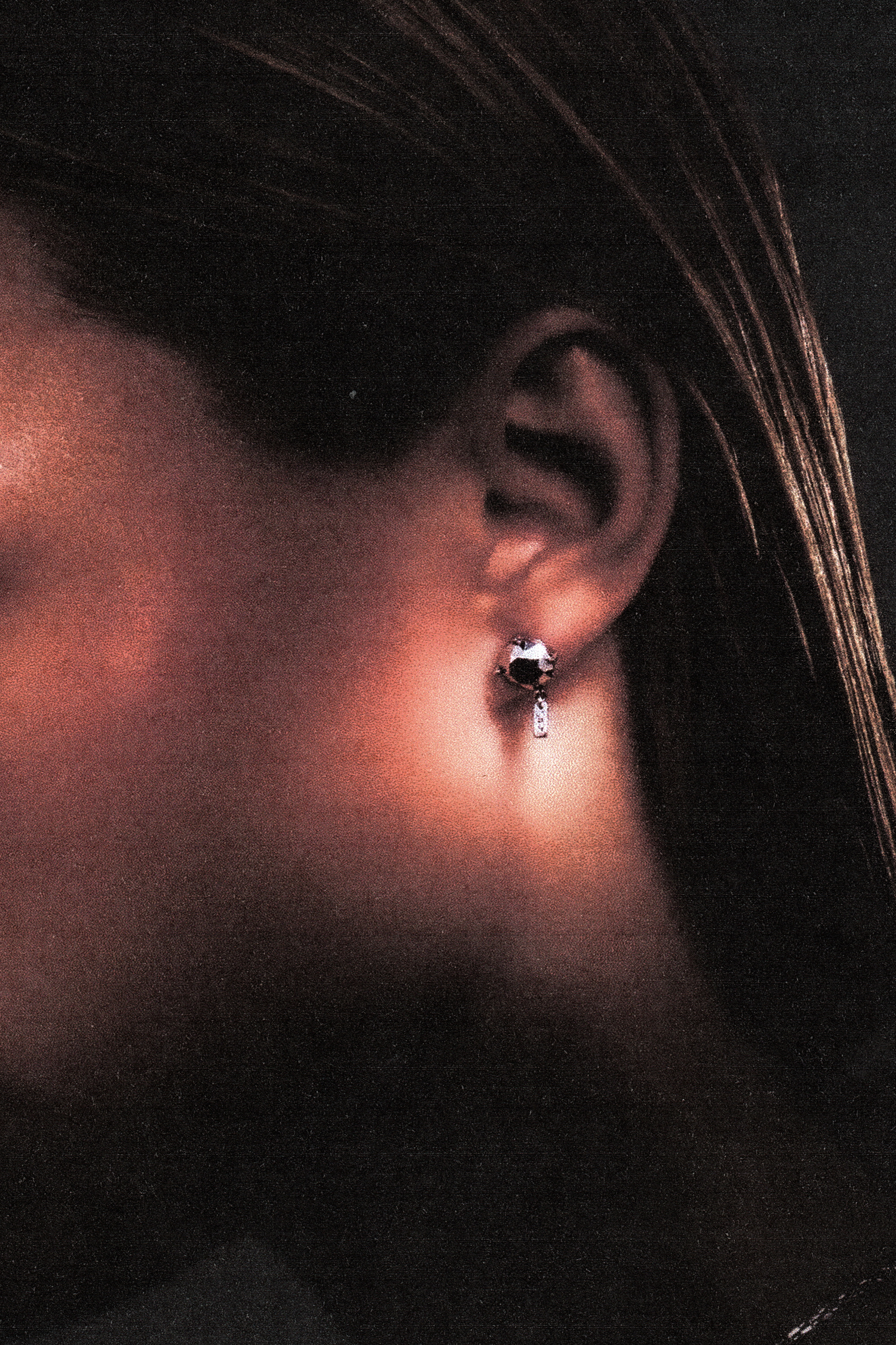 Diesel - DL1352040 JEWEL, Woman Diamond Cut Sterling Silver Stud Earring in Silver - Image 3