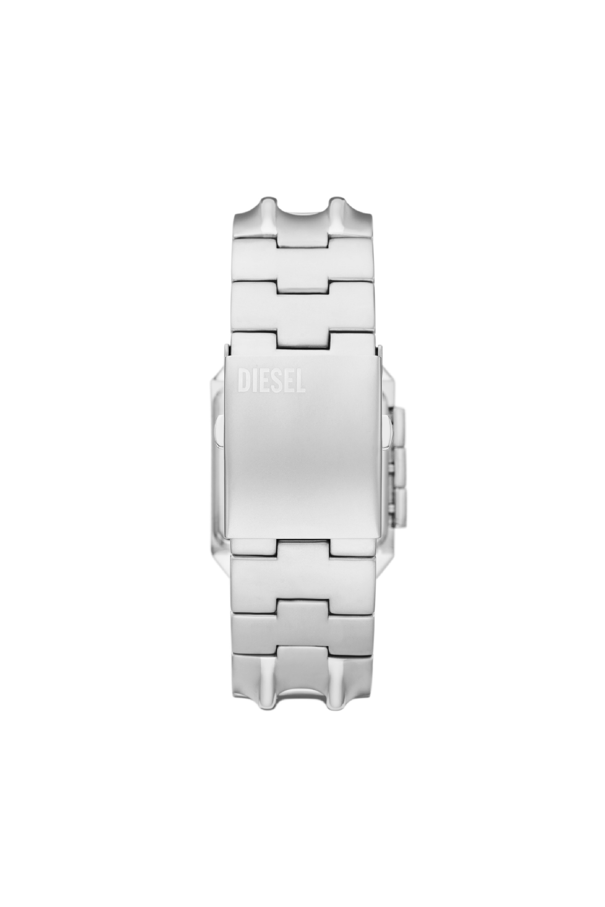 Diesel - DZ2155, Unisex Croco Digital stainless steel watch in Silver - Image 2