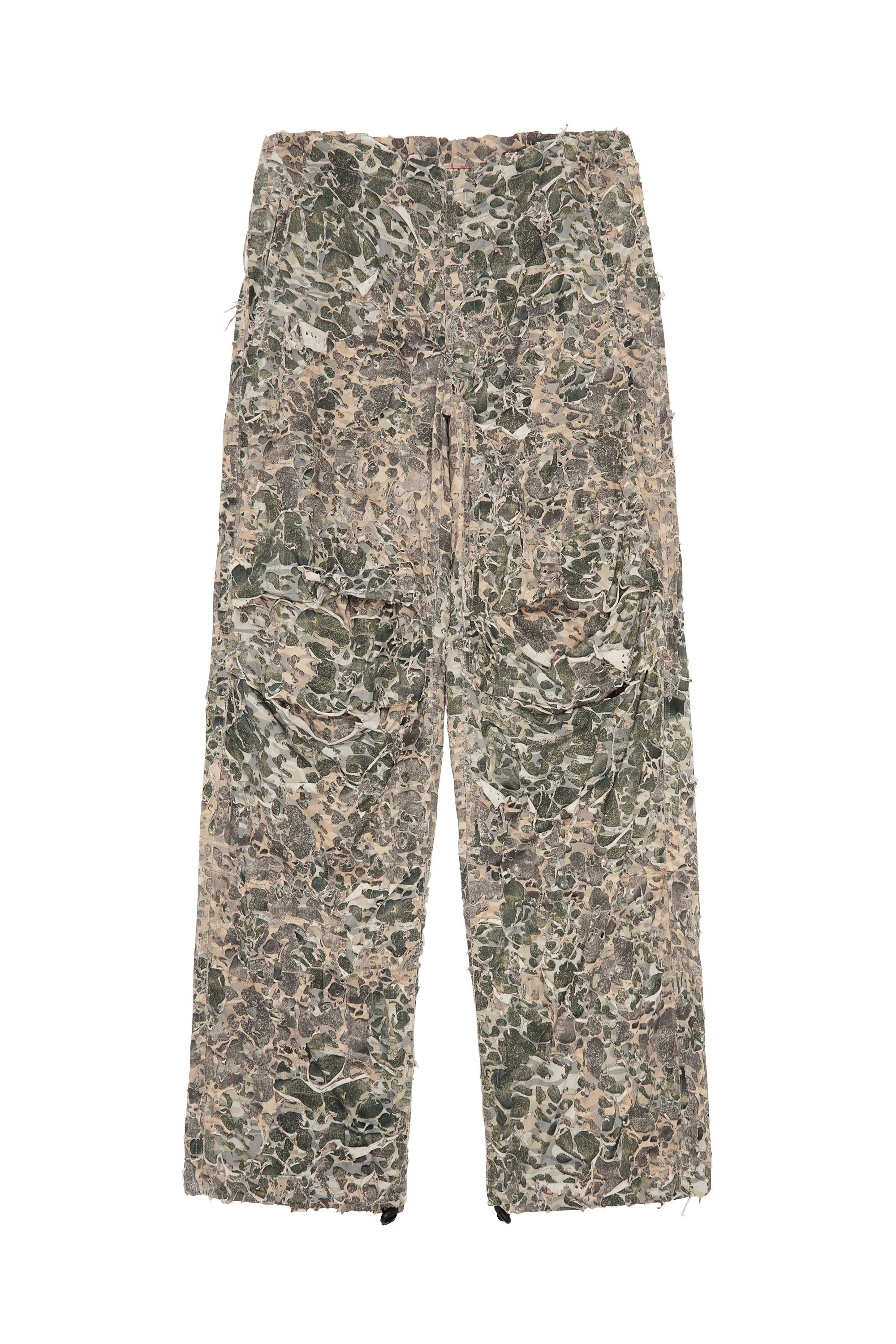 Diesel - P-HOKNEY, Man Camo pants with destroyed finish in Multicolor - Image 6
