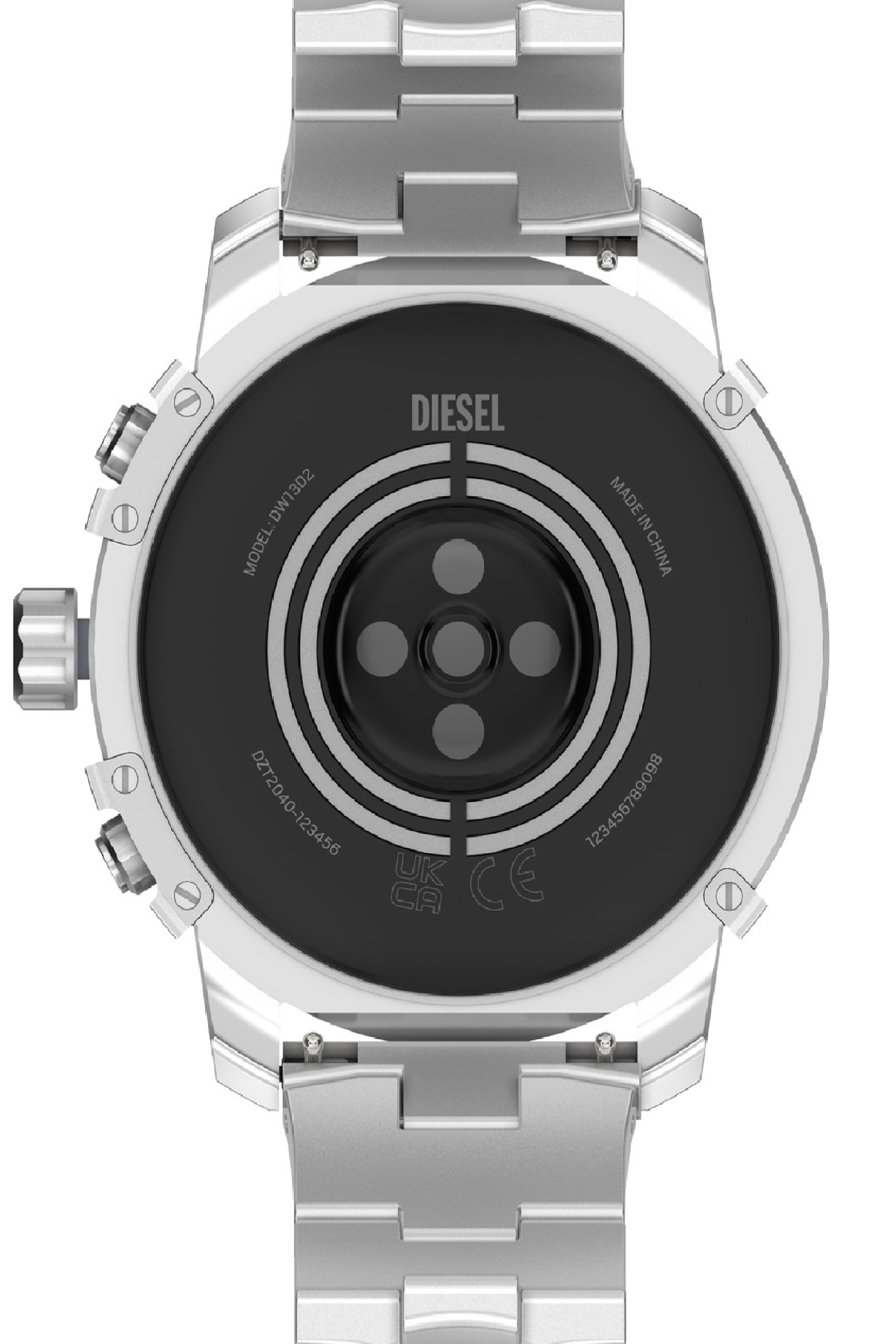 Diesel - DZT2040, Man Griffed stainless steel smartwatch in Silver - Image 4