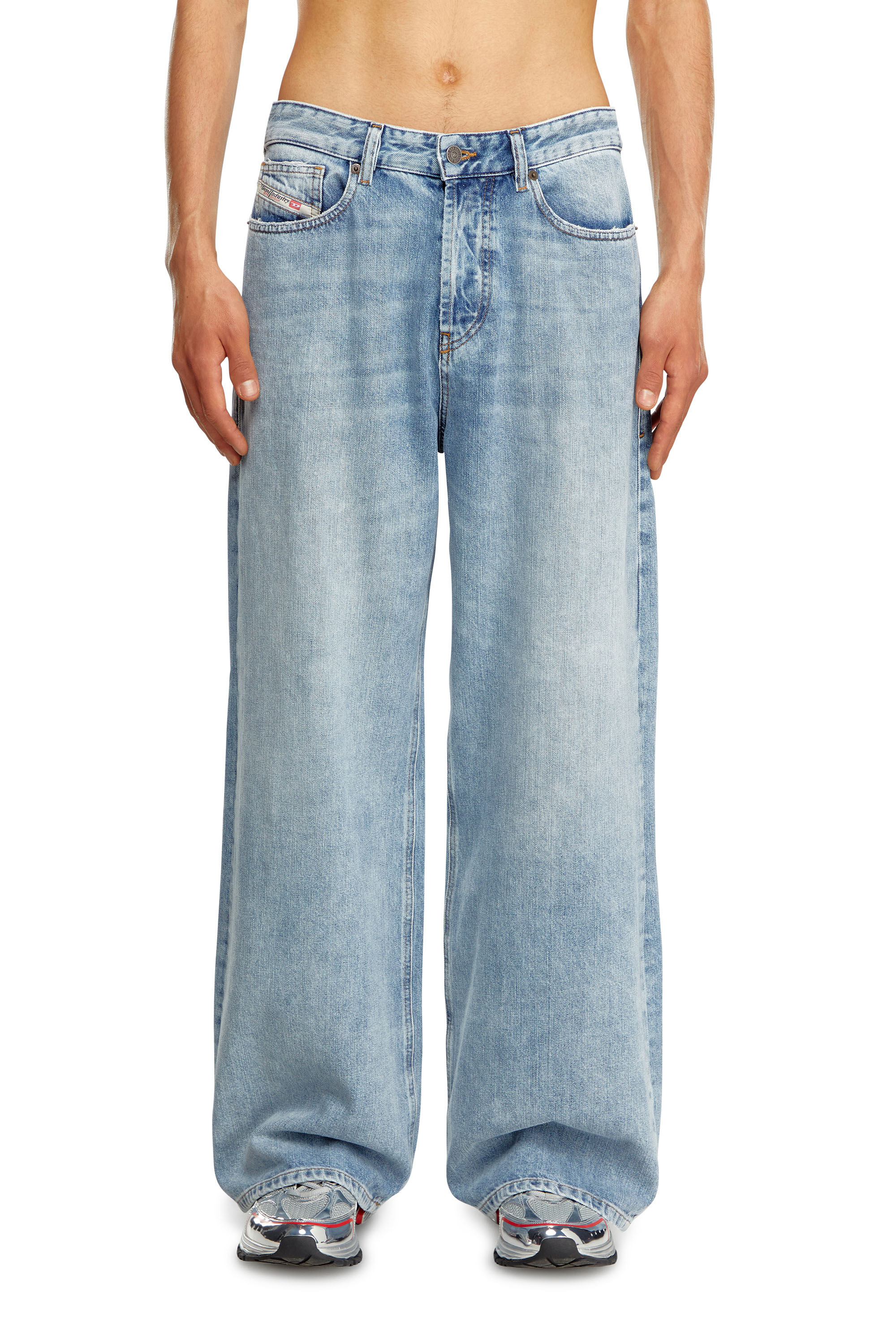 Diesel - Woman Straight Jeans 1996 D-Sire 09H57, Light Blue - Image 1