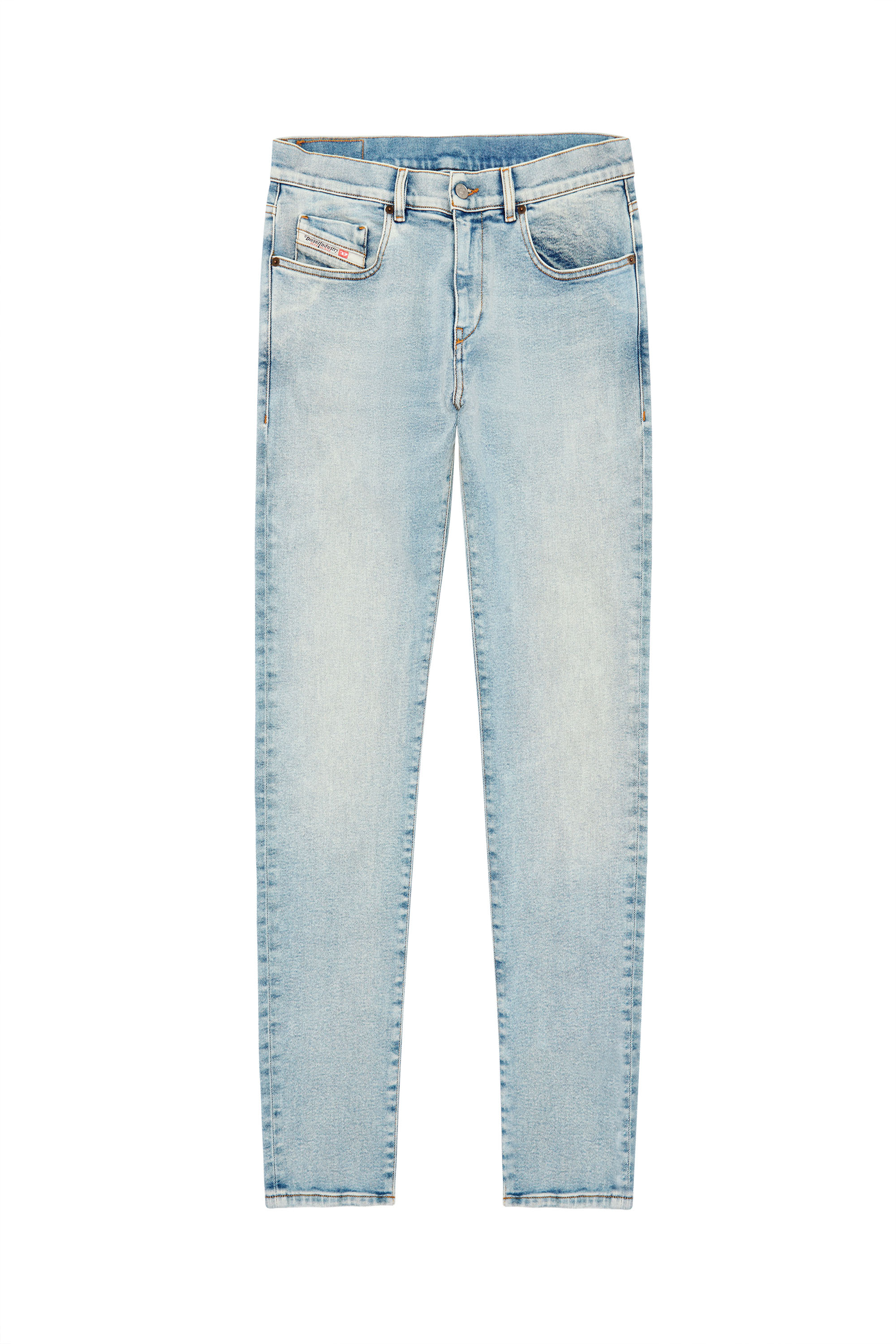 Diesel - Man Slim Jeans 2019 D-Strukt 09C08, Light Blue - Image 8