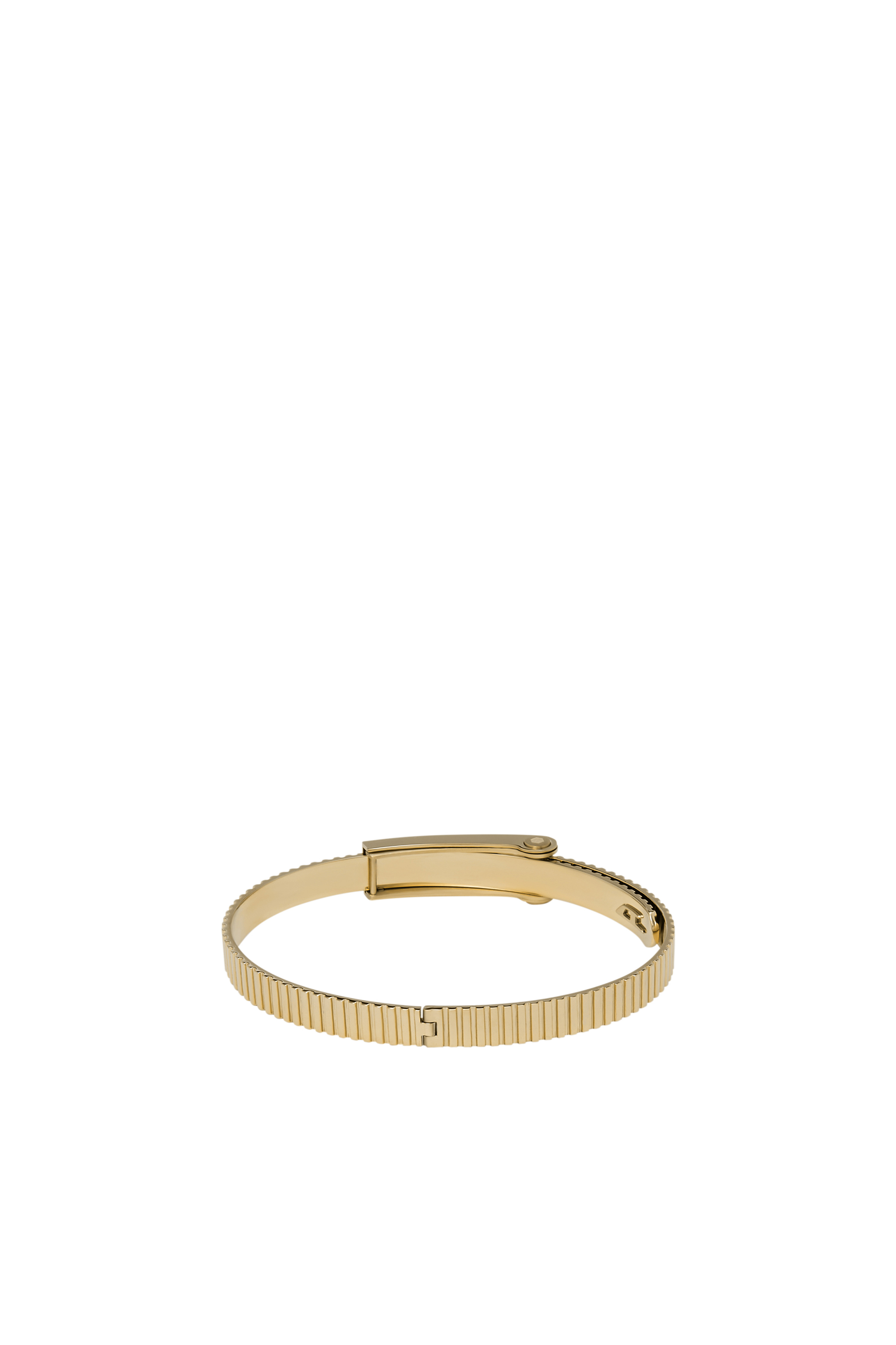 Diesel - DX1357, Unisex Gold stainless steel stack bracelet in Oro - Image 2