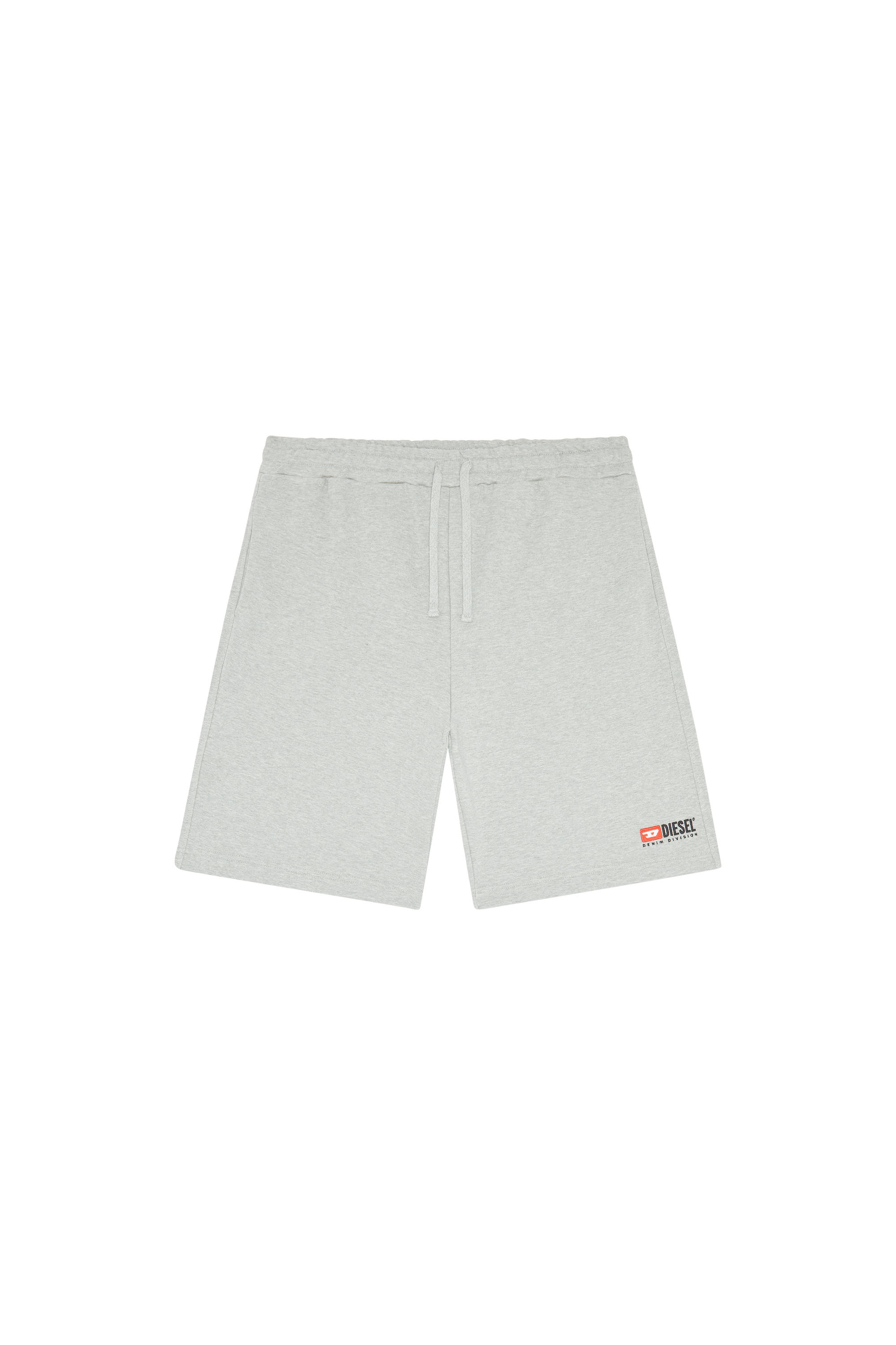 Diesel - P-CROWN-DIV, Man Sweat shorts with logo embroidery in Grey - Image 6