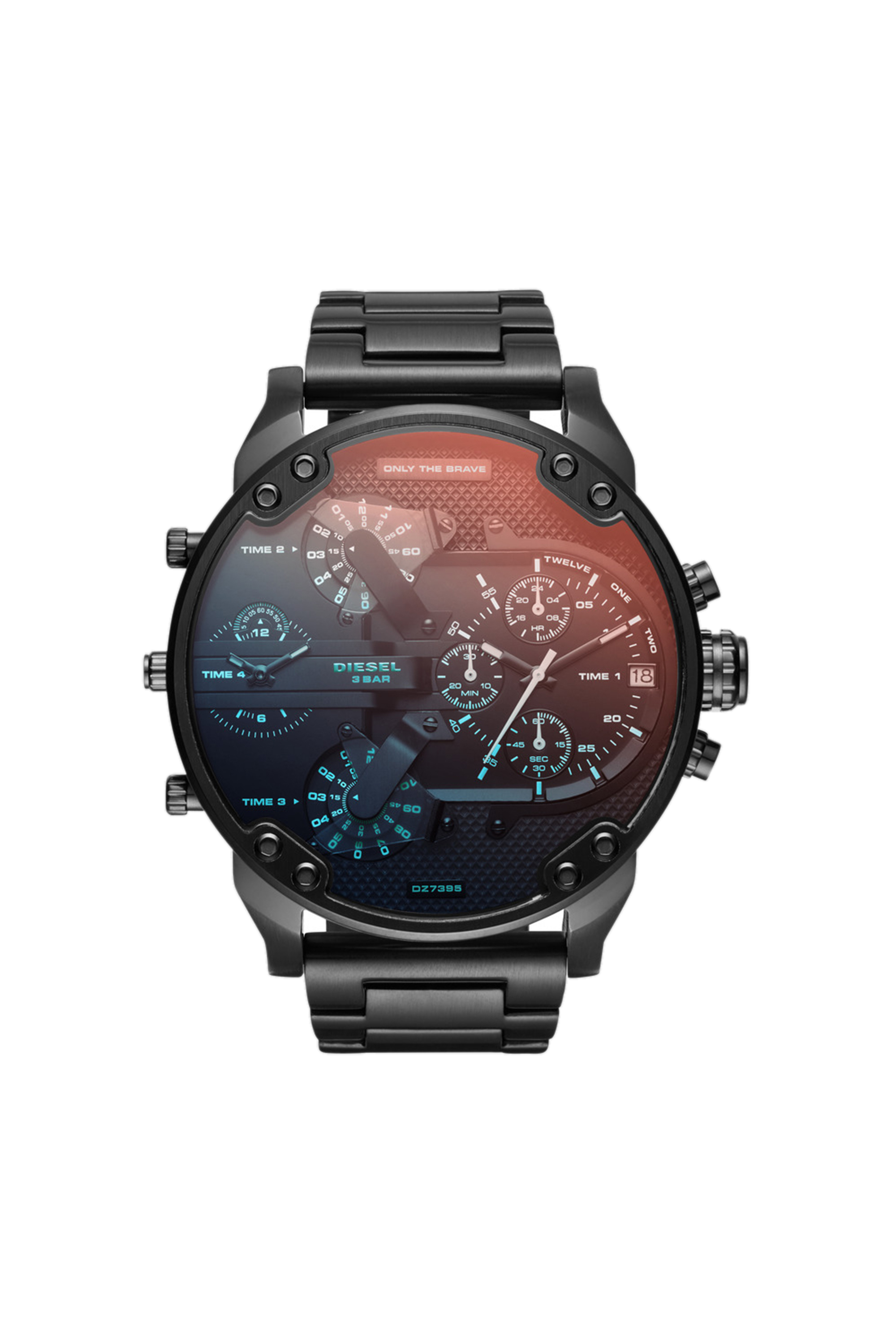 Diesel - DZ7395, Man Mr. Daddy 2.0 black watch with detailed dial, 57 mm in Black - Image 1