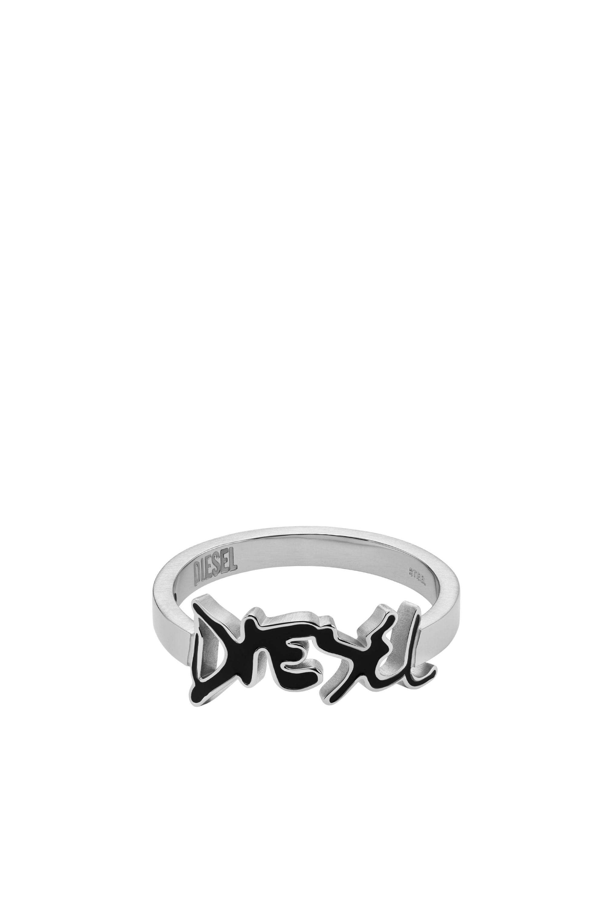 Diesel - DX1465, Man Stainless steel ring in Silver - Image 2
