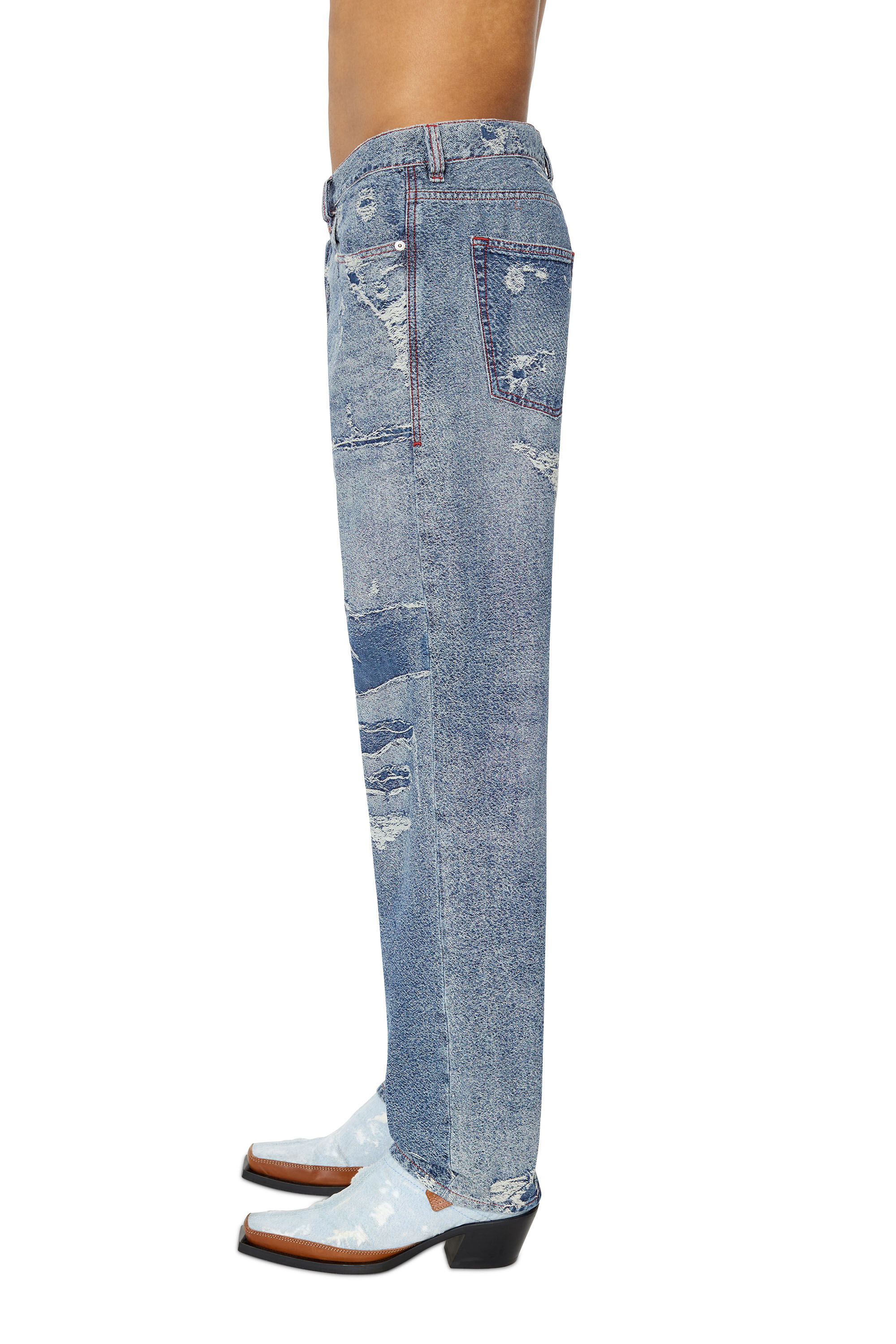 Diesel - Man Straight Jeans 2010 D-Macs 09F10, Dark Blue - Image 5