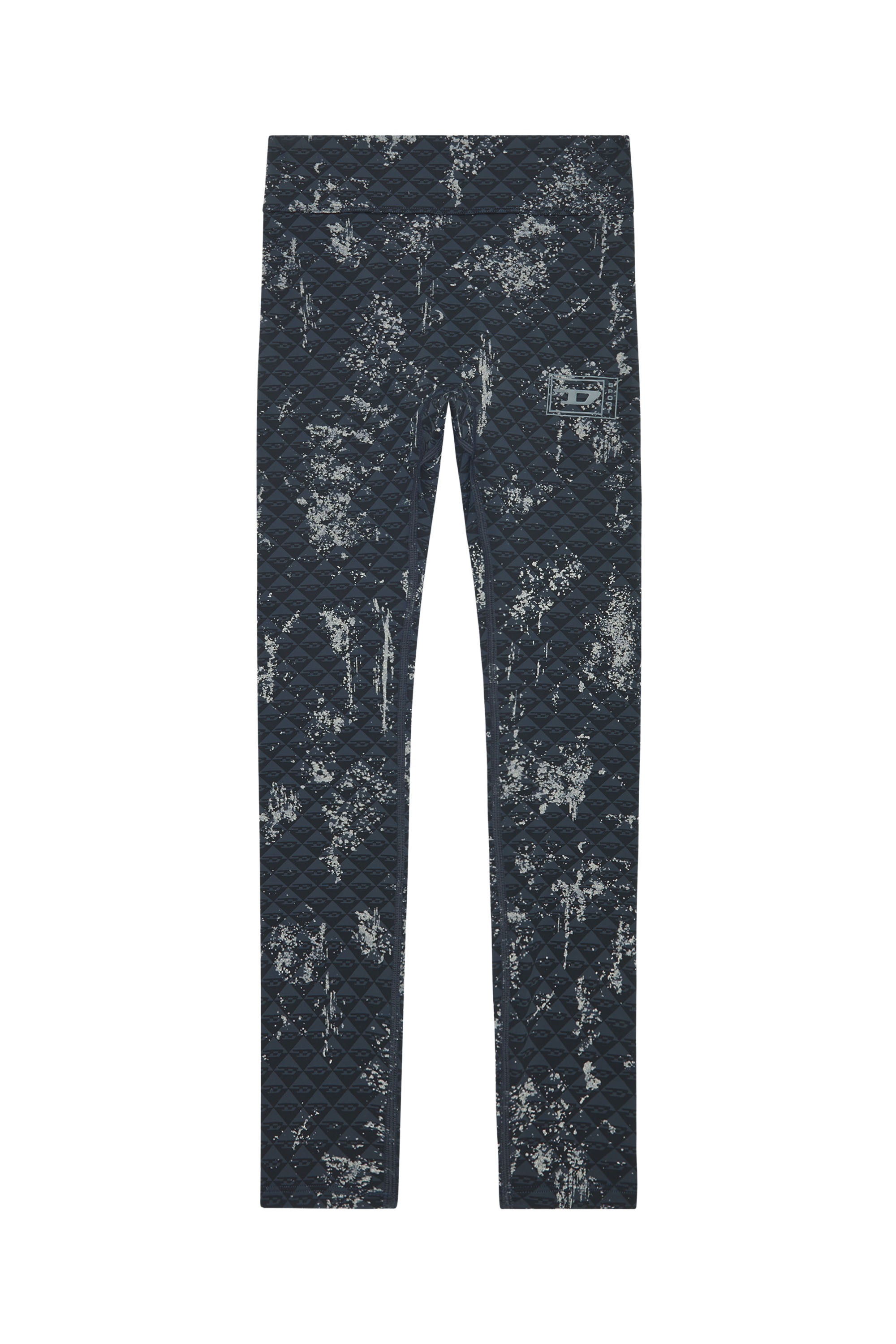 Diesel - AWSB-JONAS-WT41, Mujer Leggings con motivo monogram in Negro - Image 5