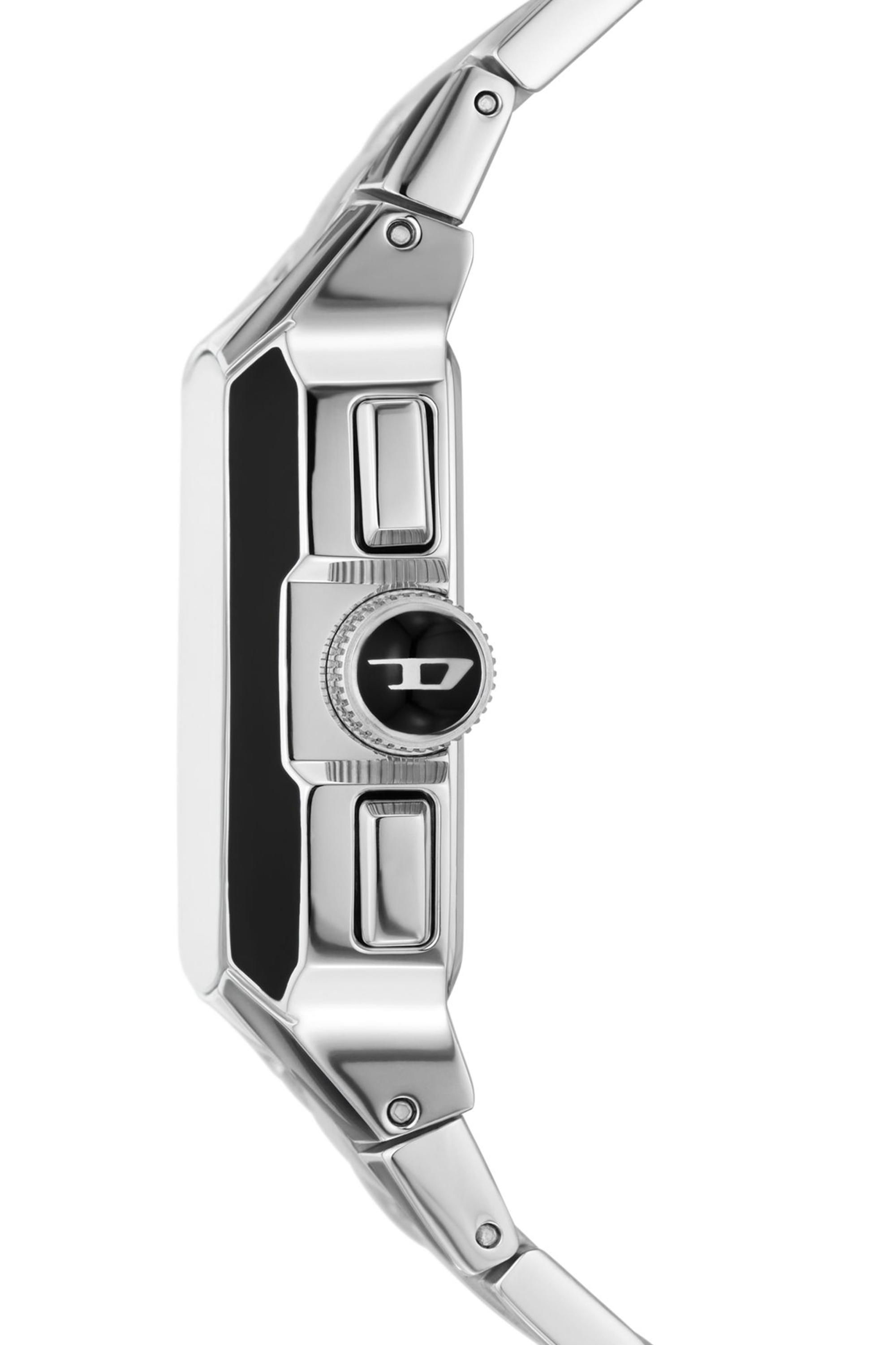 Diesel - DZ4646, Man Cliffhanger black enamel and stainless steel watch in Black - Image 3