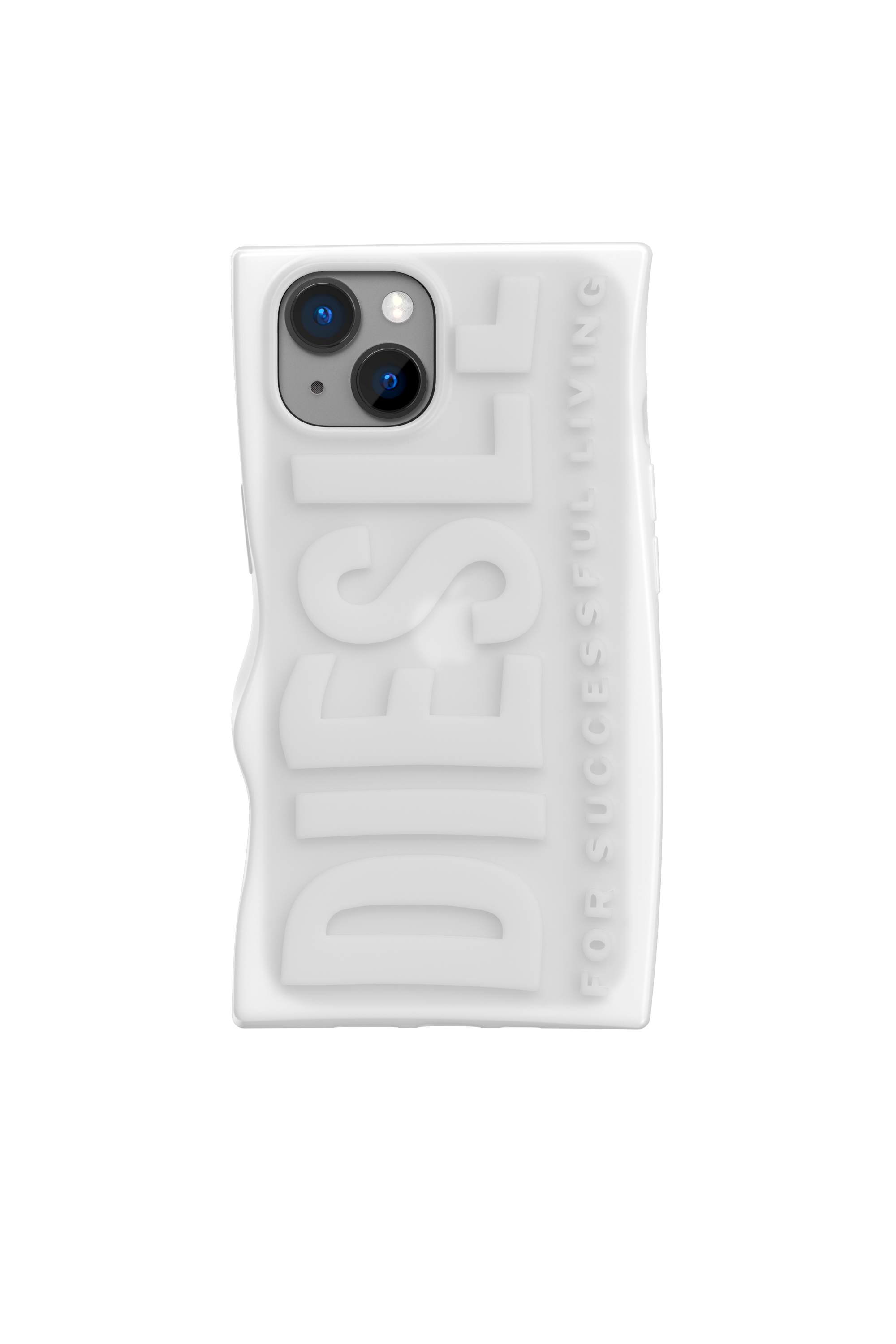 Diesel - 54122 MOULDED CASE, Unisex Funda D By iPhone 13/iPhone 14 in Blanco - Image 2