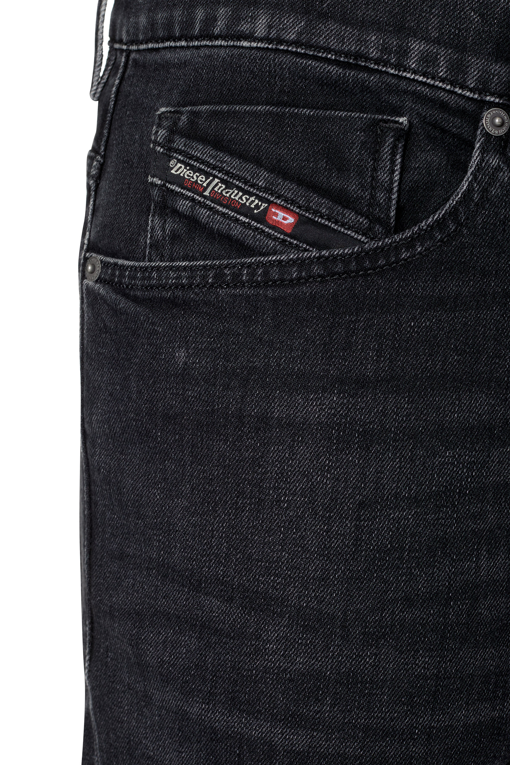 Diesel - Man Tapered Jeans 2005 D-Fining 09B83, Black/Dark grey - Image 4