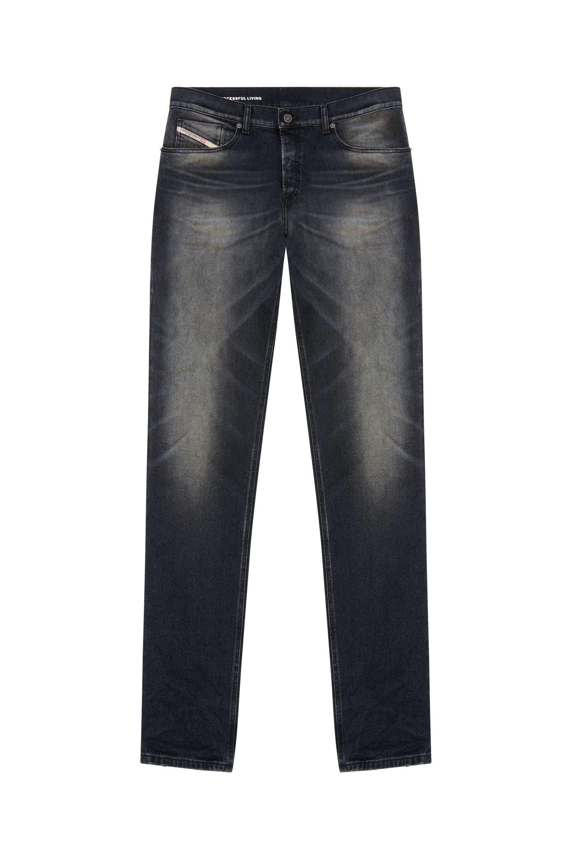 Diesel - Man Tapered Jeans 2023 D-Finitive 09G20, Black/Dark grey - Image 5