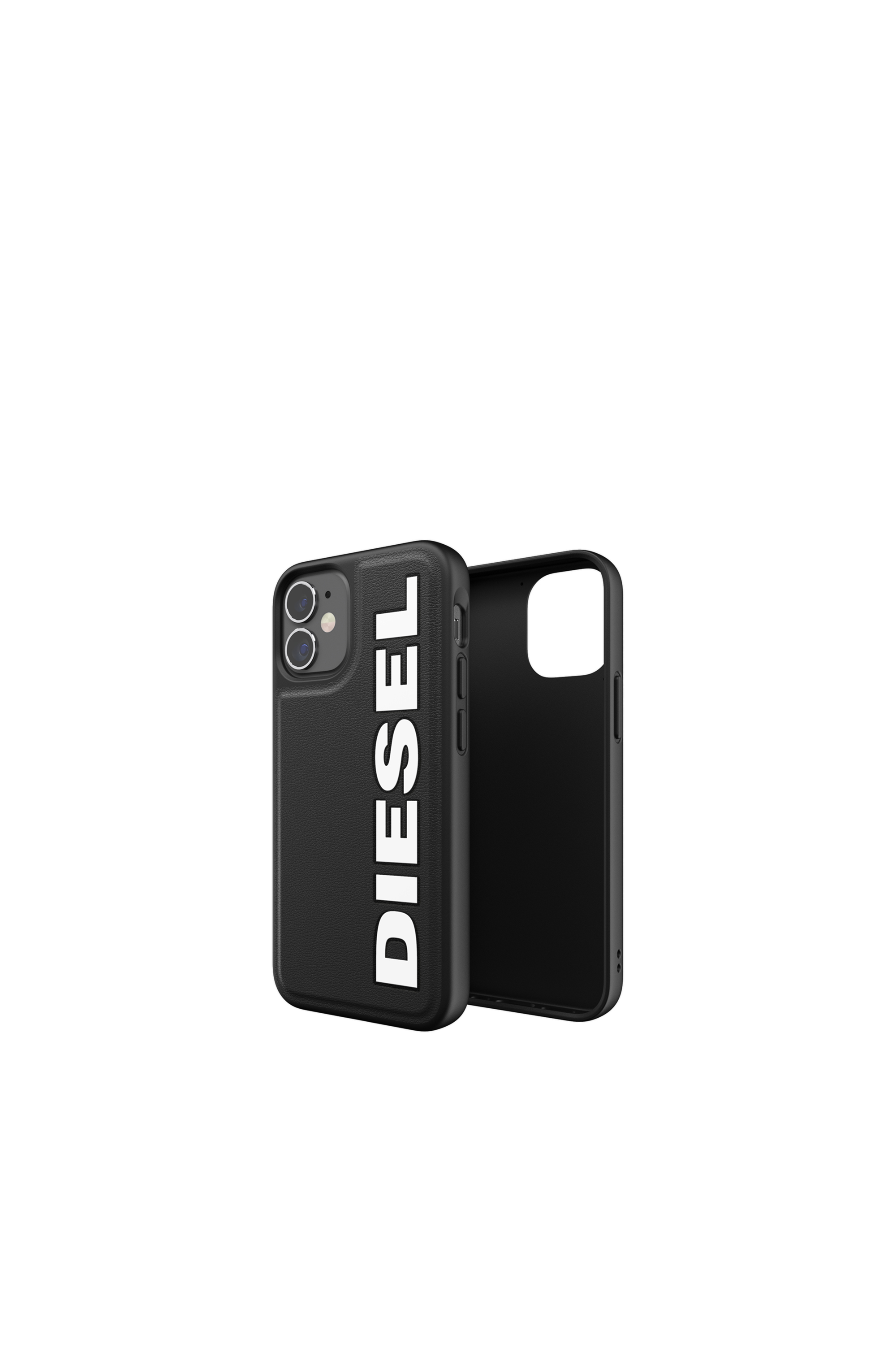 Diesel - 42491 STANDARD CASE, Unisex Funda moldeada por iPhone 12 Mini in Negro - Image 1