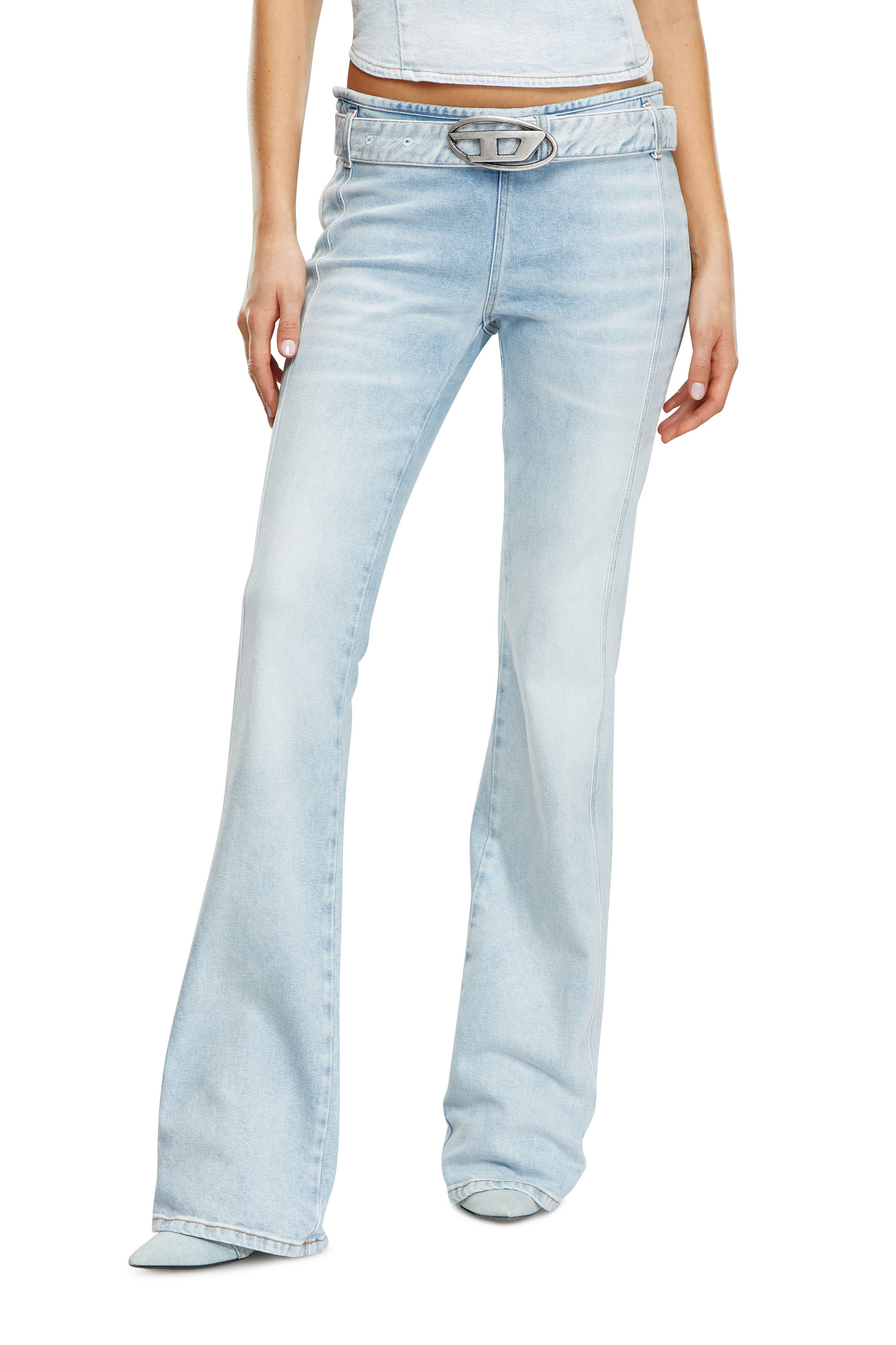 Diesel - Bootcut and Flare Jeans D-Ebbybelt 0JGAA, Mujer Bootcut y Flare Jeans - D-Ebbybelt in Azul marino - Image 2