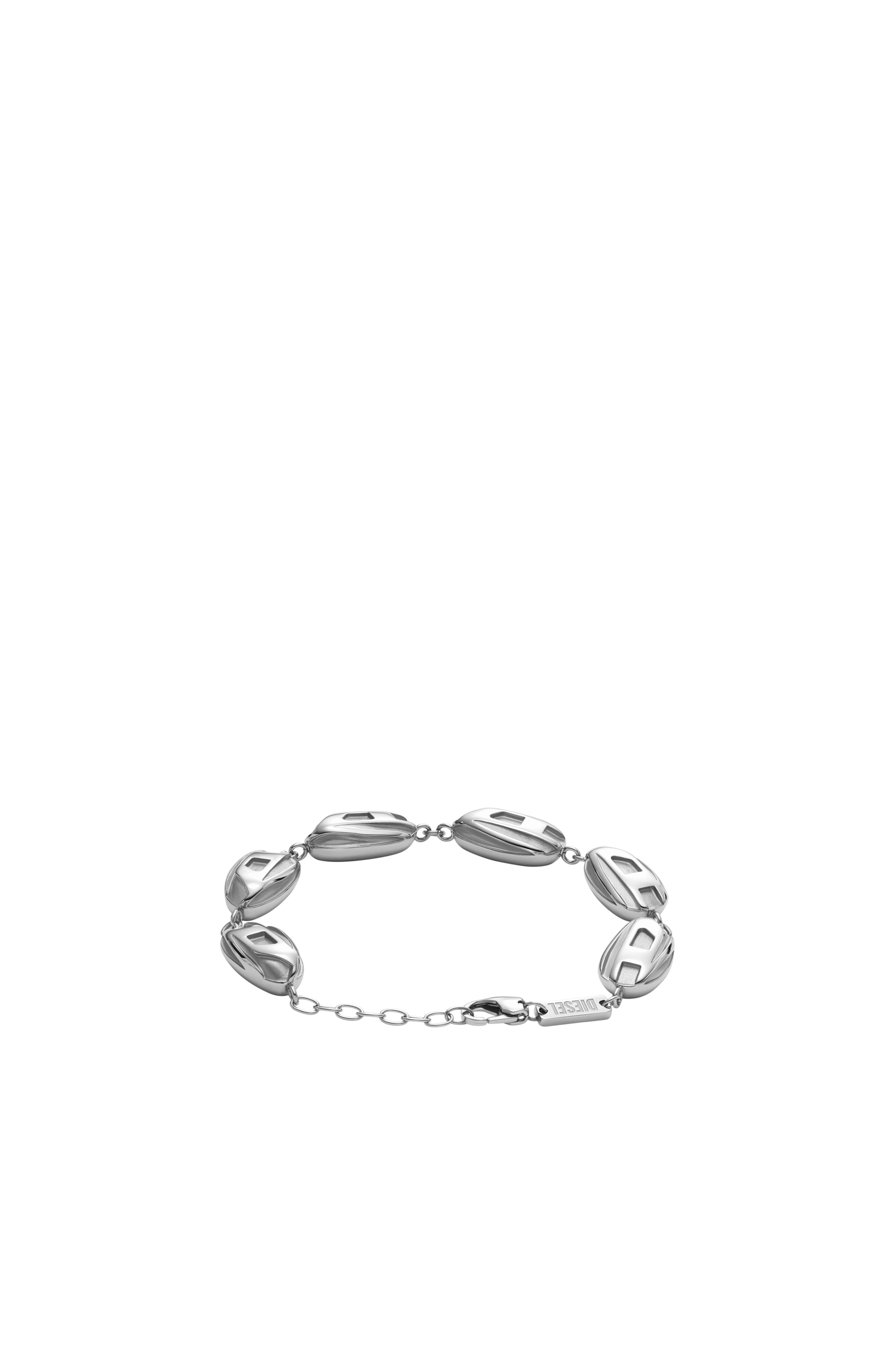 Diesel - DX1482, Unisex Pulsera de cadena de acero inoxidable in Plateado - Image 2